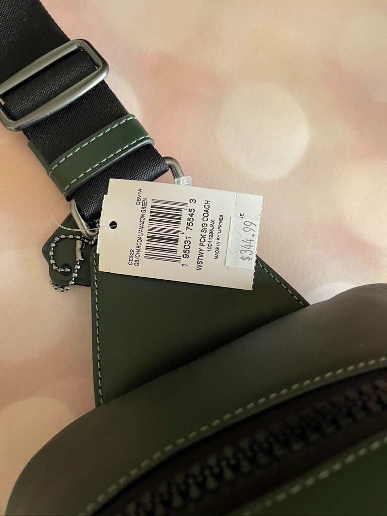 Coach Westway Pack In Colorblock Signature Canvas With Coach Patch CE522