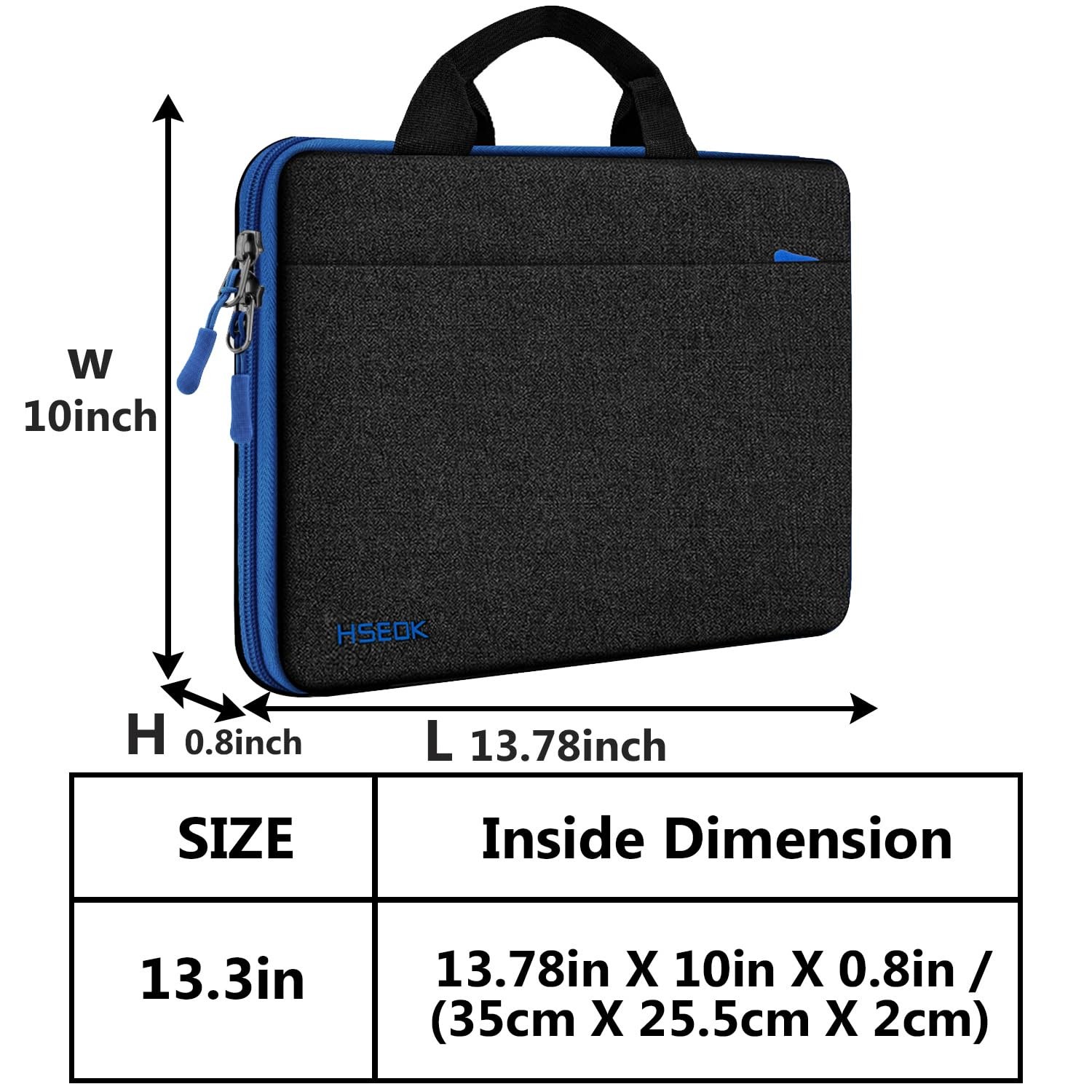 Laptop Sleeve 13-14 Inch Case Briefcase MacBook Pro 14 Mac Air XPS Notebooks