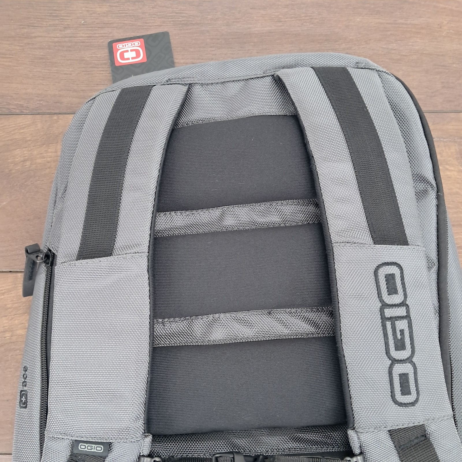 OGIO Metallic GRAY Ace Backpack fleece lined backpack With TD Synnex Lenovo Logo