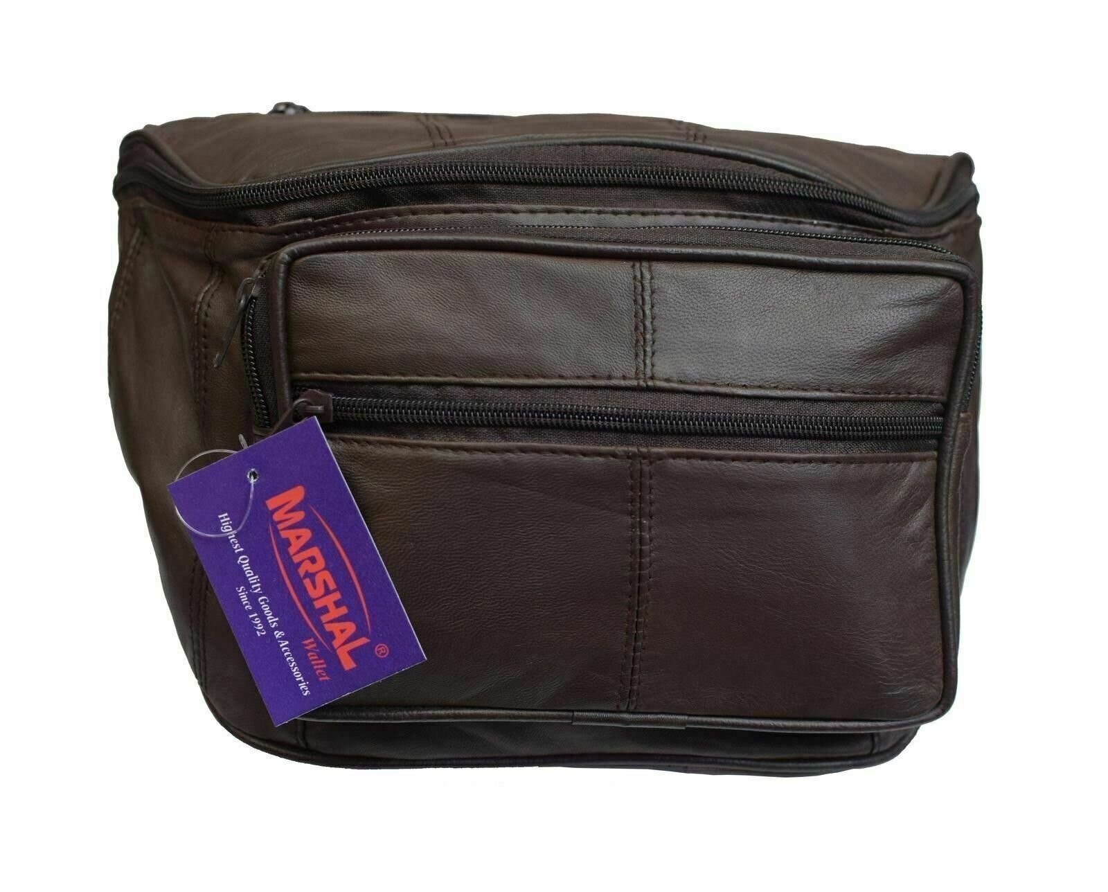 Genuine Leather Concealed Carry Weapon Waist Gun Pouch Fanny Pack Men & Women