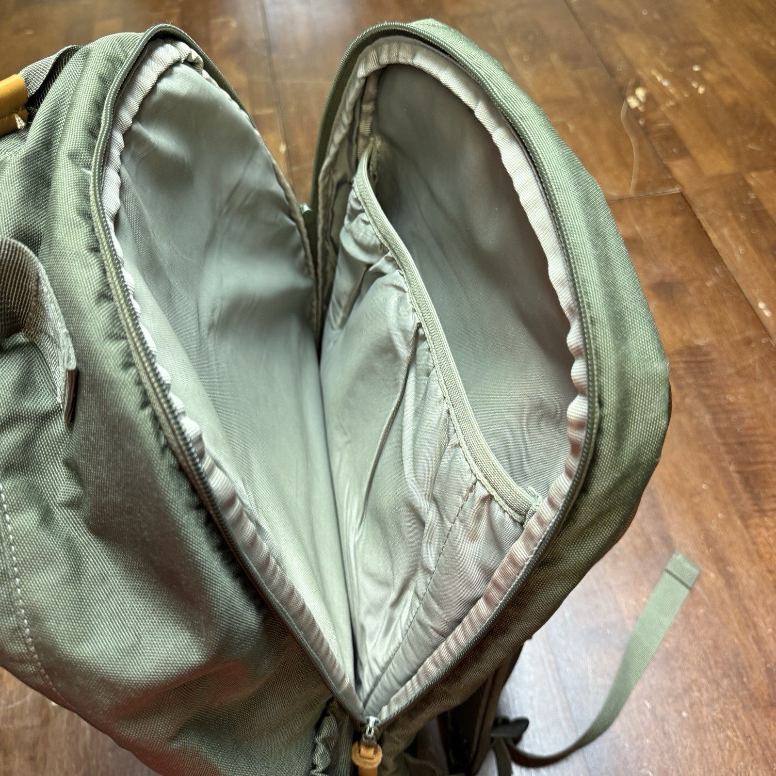 United By Blue 24L ARID Backpack Army Green Upcycled Materials Hiking TSA