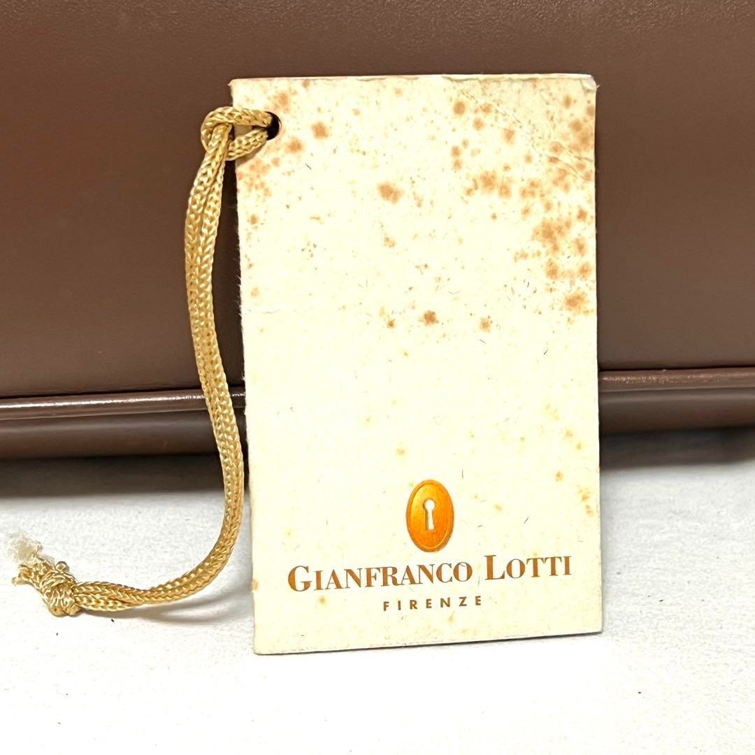 GIANFRANCO LOTTI Business Bag Briefcase Handbag Leather in Brown USED Good Cond