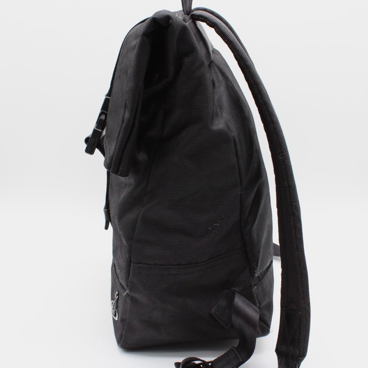 Vivienne Westwood men’s ORB Backpack Nylon Black Designer Iconic 29×40×18cm