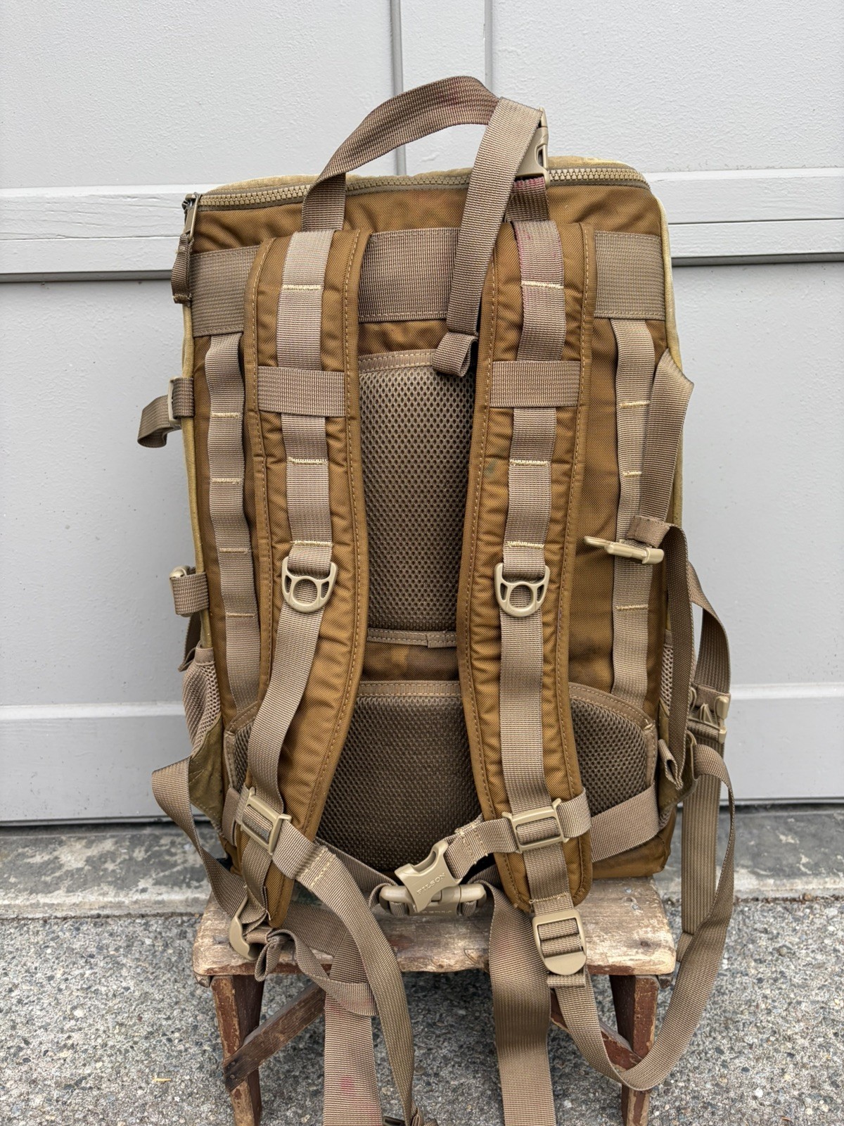 Filson Alcan Tin Cloth Tool Backpack | Rare Discontinued Model | Rare