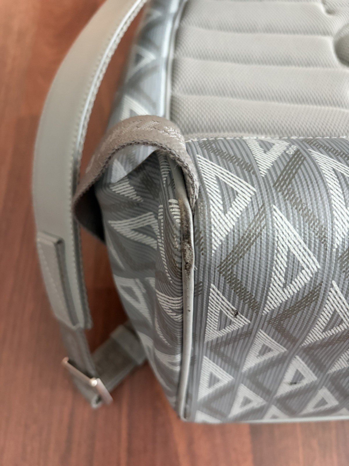 Dior Christian Dior HIT THE ROAD Backpack 1ESBA021CDP Rucksack Daypack PVC Gray