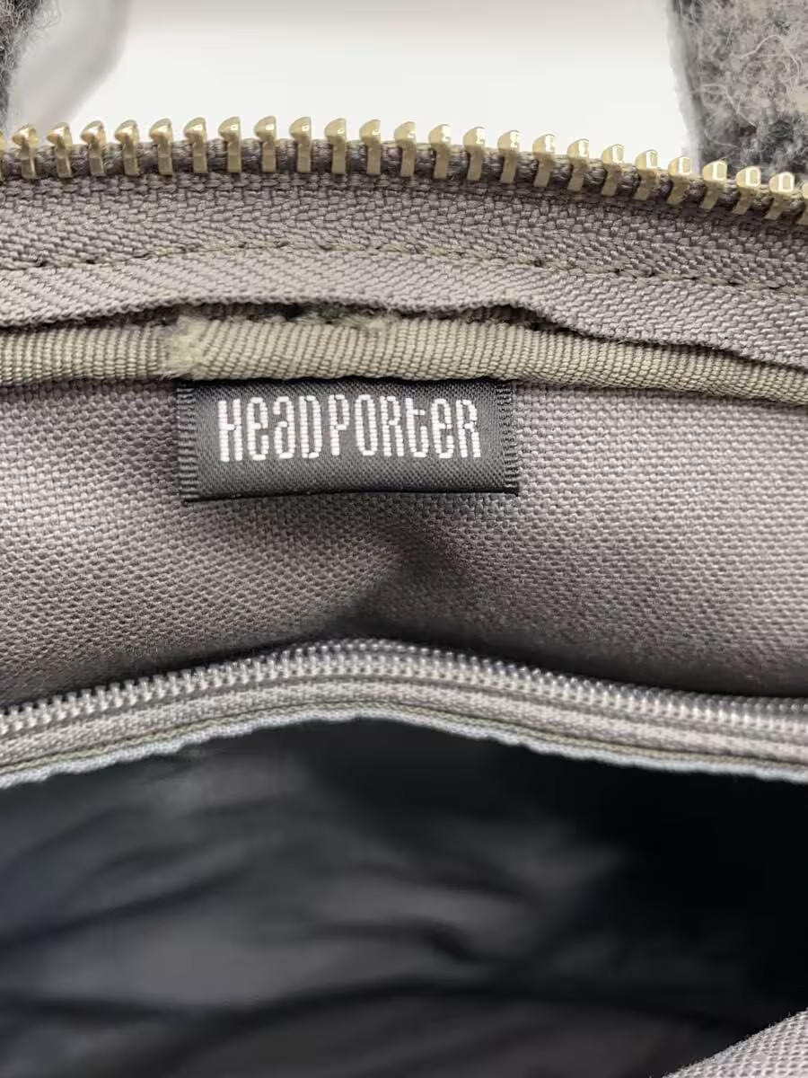 HEAD PORTER Shoulder Bag GRY Check