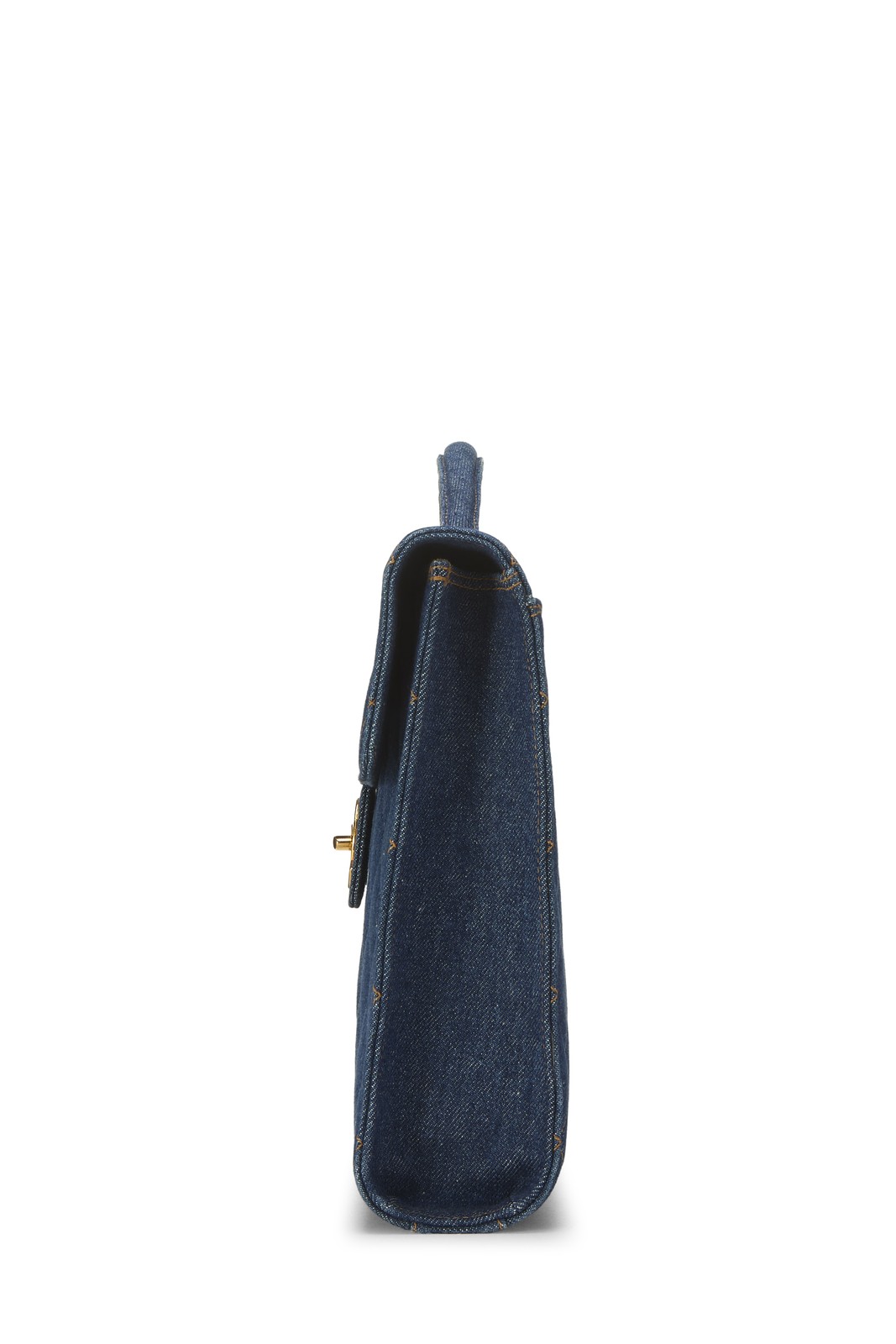 Chanel Blue Quilted Denim Briefcase – WGACA