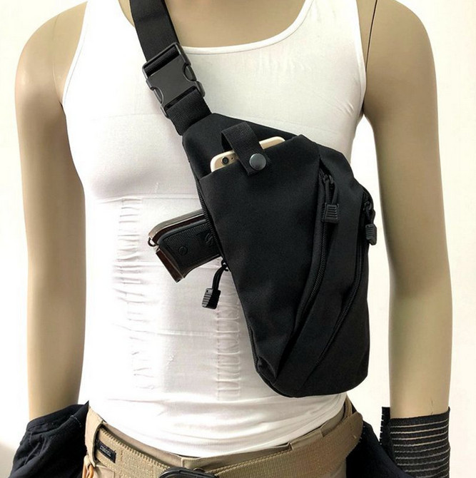 Small Sling Bag for Men Tactical Waterproof Utility EDC Crossbody Chest Bag