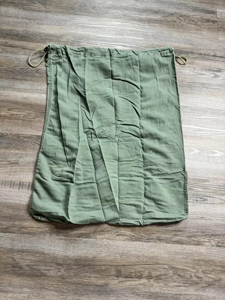 Barracks Cotton Canvas Laundry Bag USGI US Military ODG NO WRITING EXCELLENT