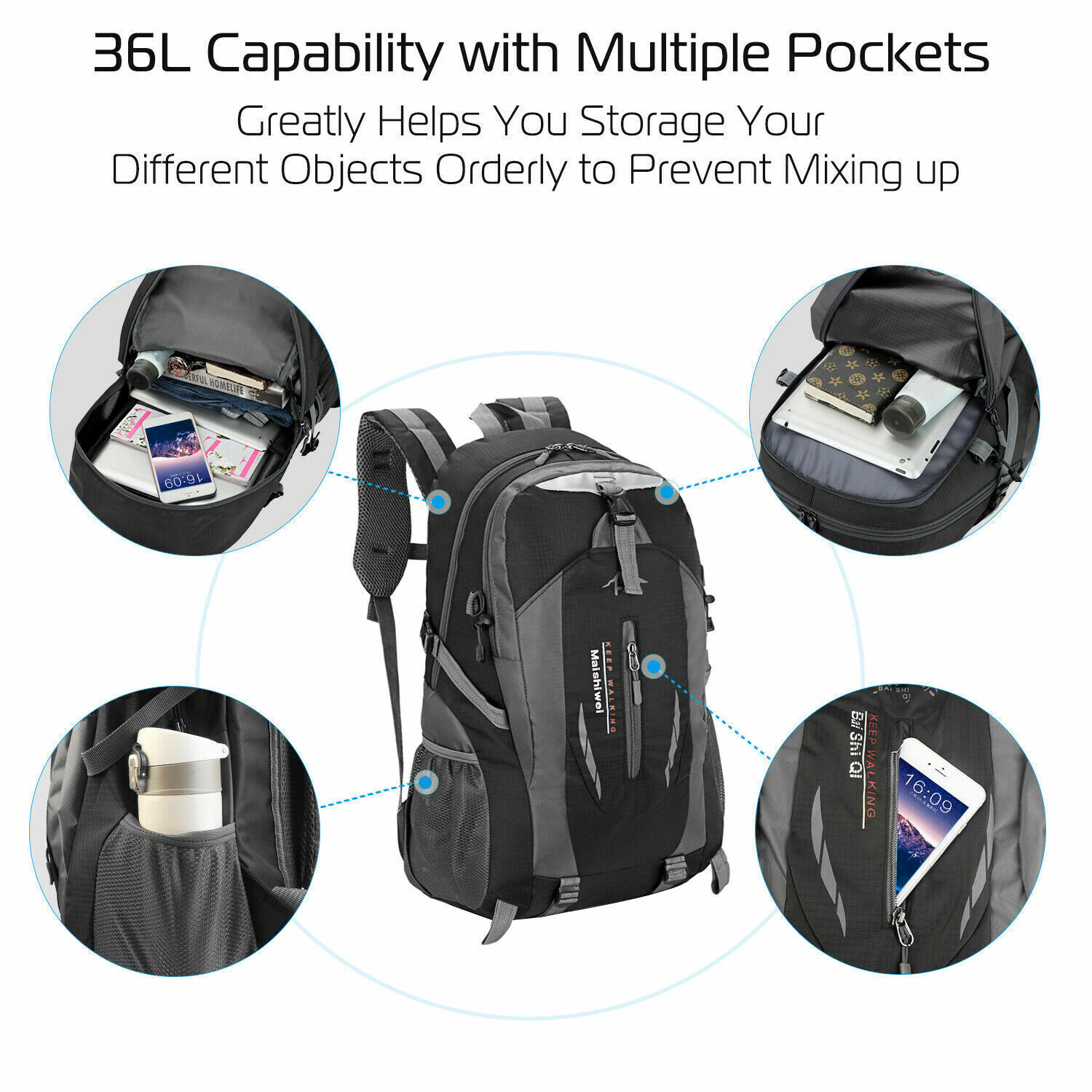 Child’s Travel Laptop Backpack Nylon for Hiking Camping School