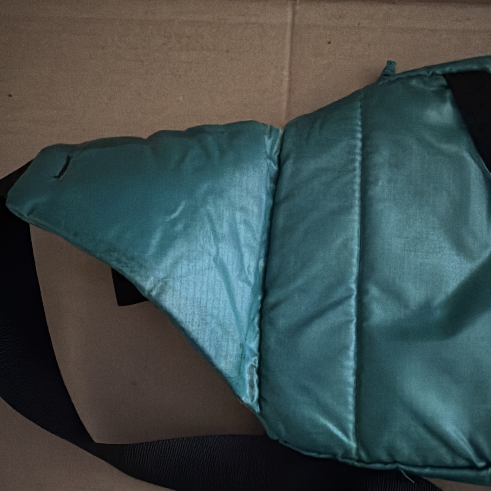 AUTHENTIC preowned SUPREME waist bag teal GREEN fanny pack FW17 pockets PLUS vgc