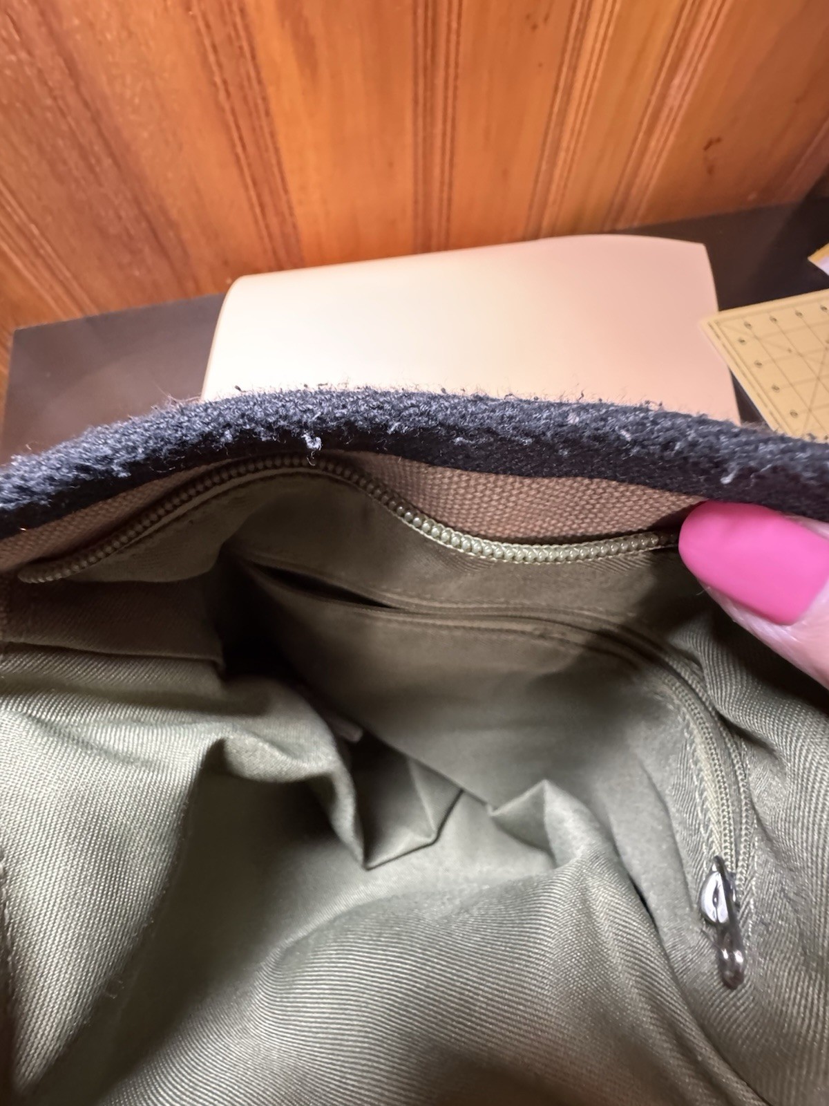 Life Is Good Black Floral Shoulder Bag Zip Top Adjustable Strap Lined Pockets
