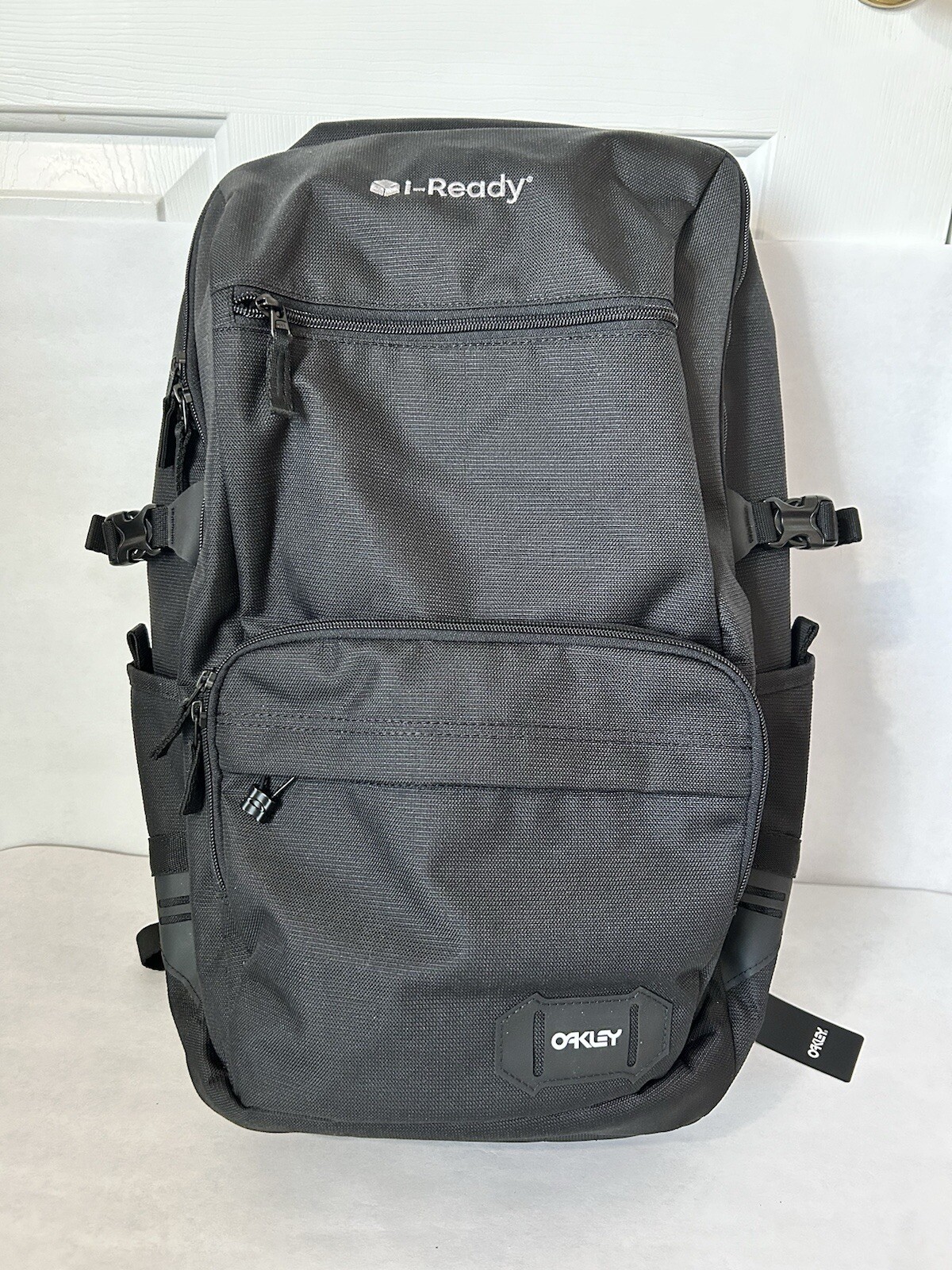 NWT Oakley Creative Street Pocket Backpack Monogrammed With I-ready Black