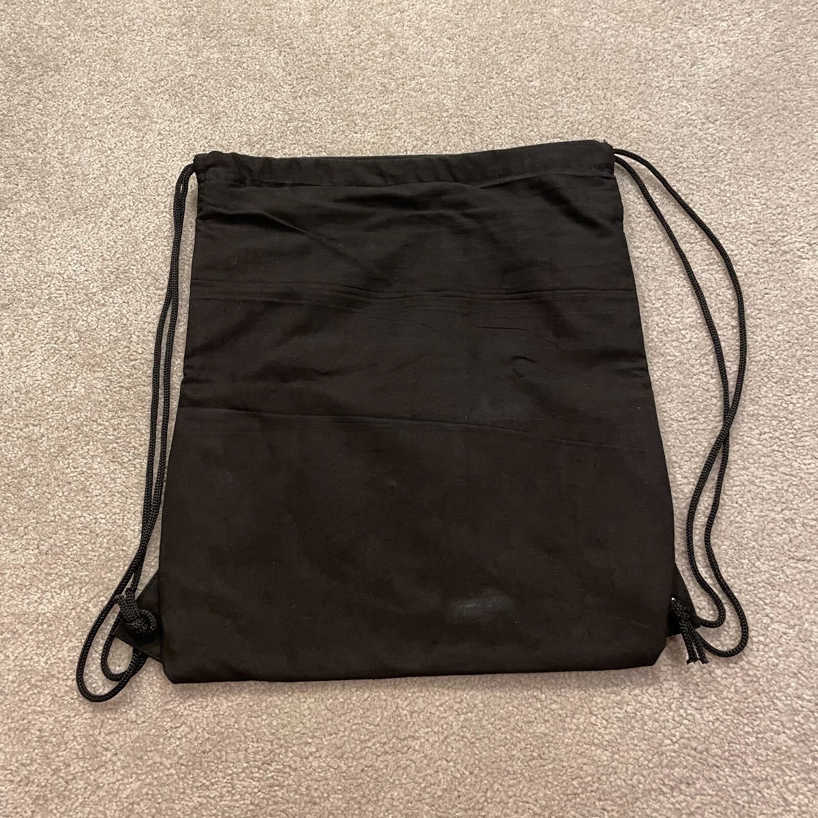 Mini Cooper Backpack Black Bulldog Drawstring Racing Car Accessory Tote Dog *