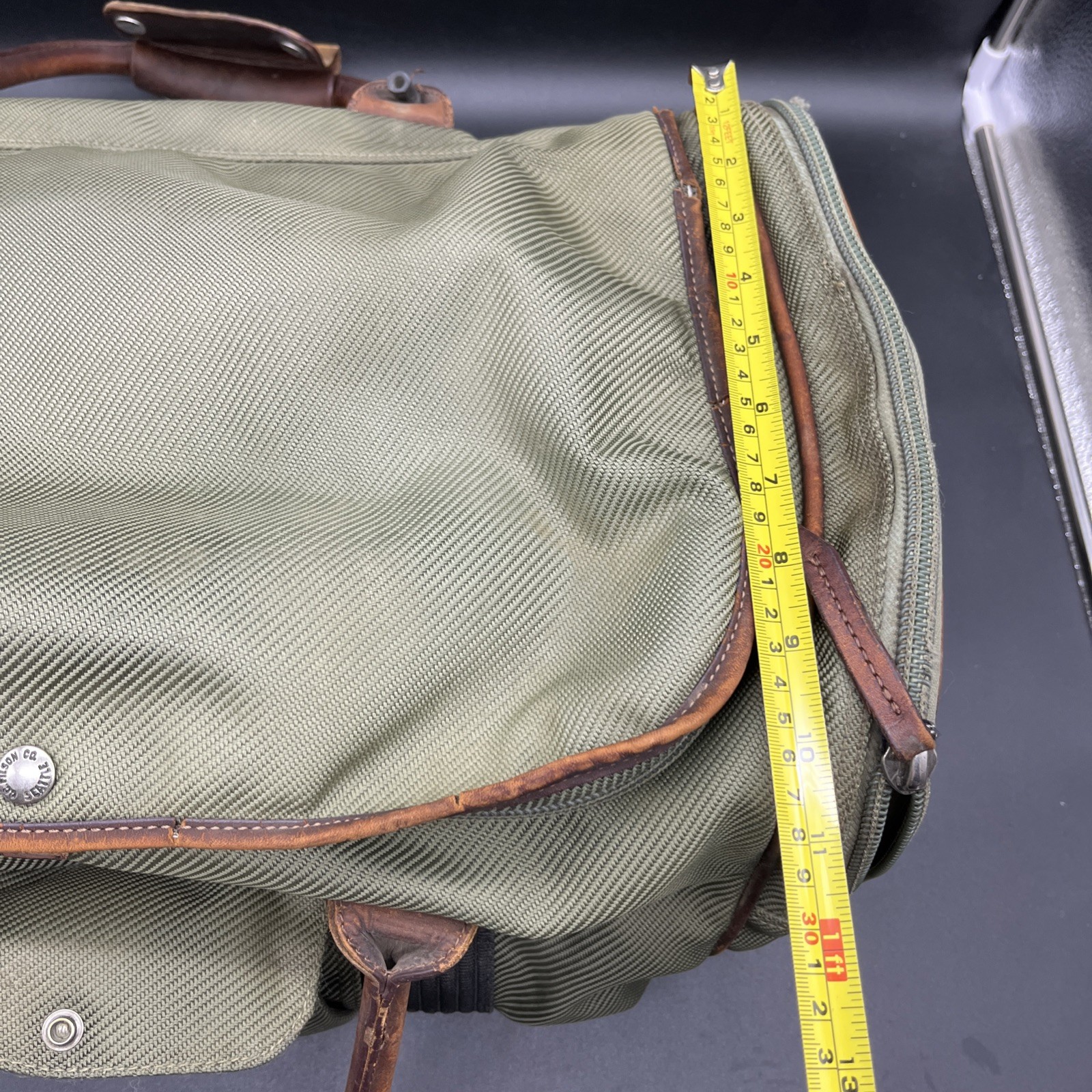 Filson Heritage Bag Passage Duffle Carry On Travel Rugged Green Floatplane