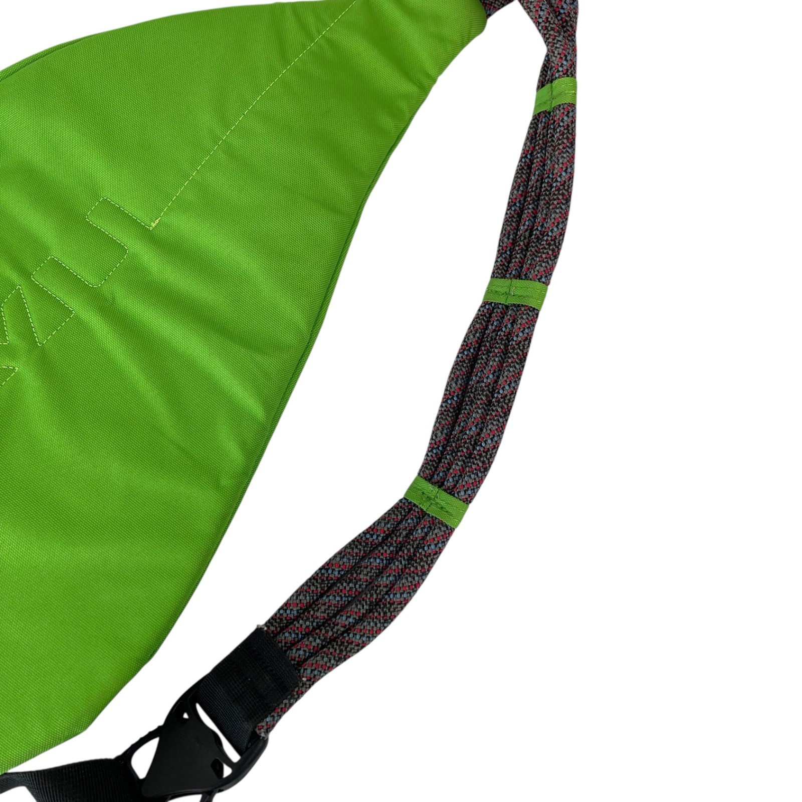 KAVU Rope Bag Sling Backpack Lime Green Crossbody Shoulder Daypack Unisex