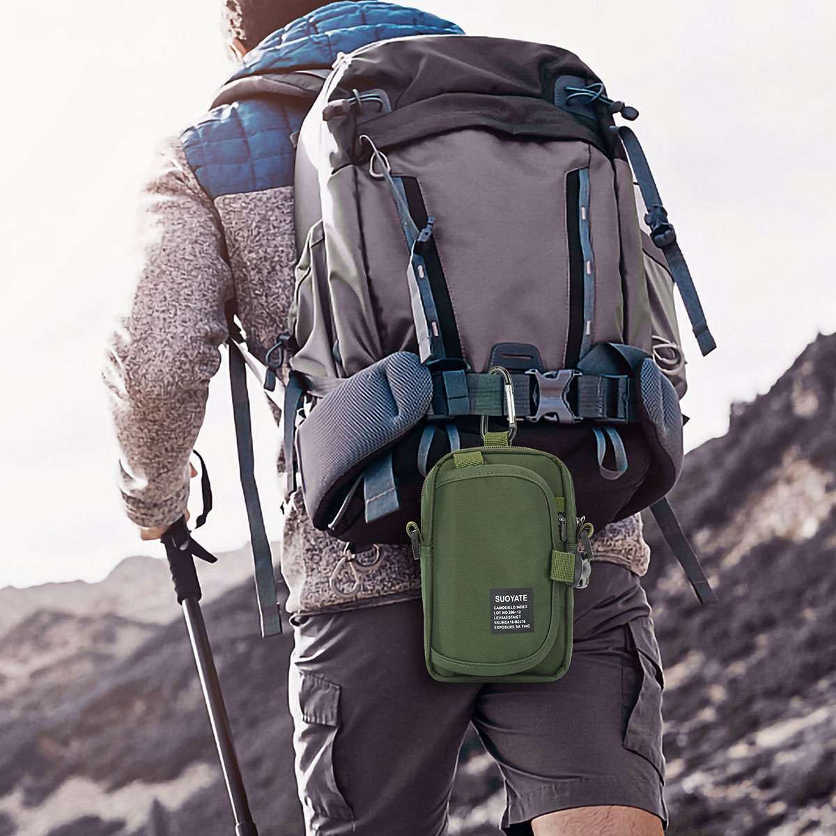 Men’s Shoulder Bag Chest Bag Sling Crossbody Bag Casual Travel Phone Bag Small