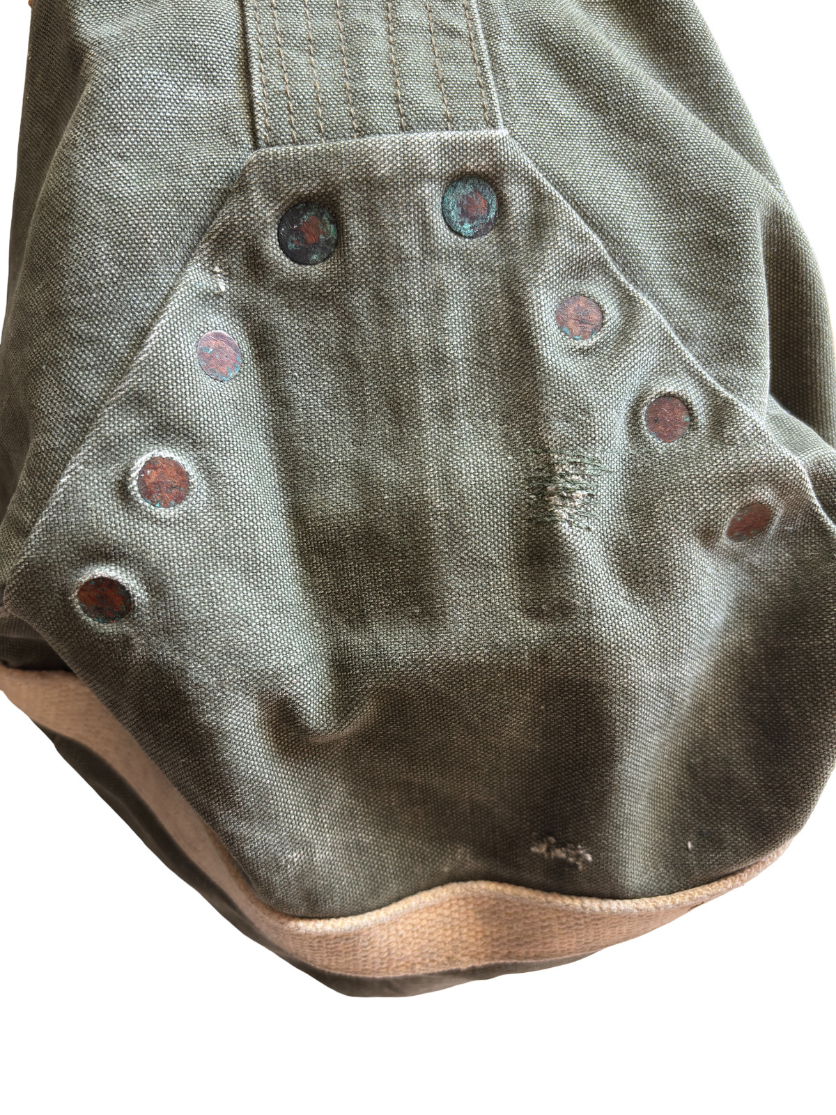 Vintage RRL Ralph Lauren Double RL Canvas Large Military Travel Tote Bag GRAIL