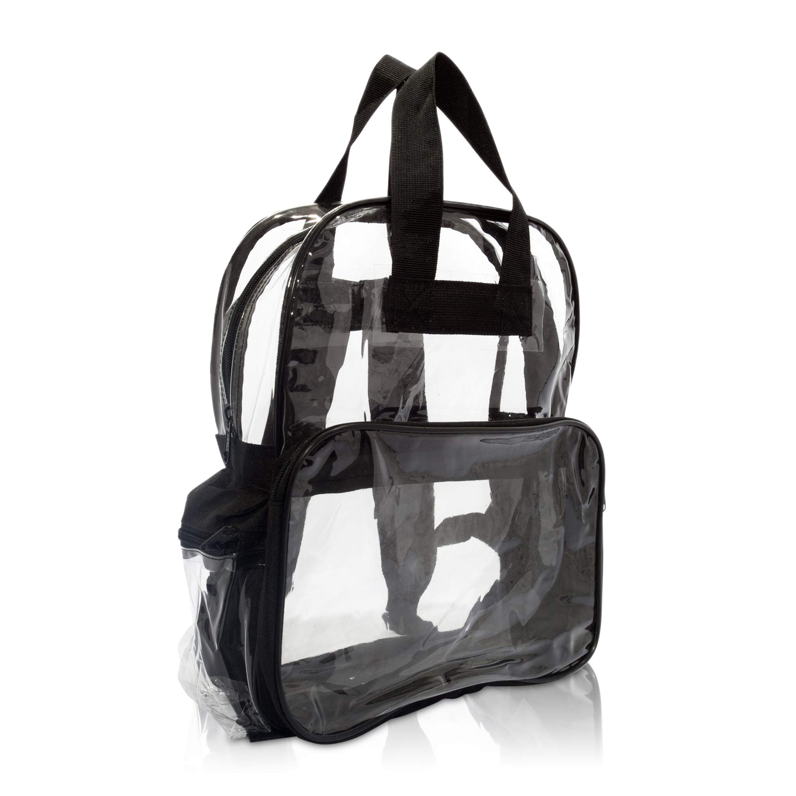 Clear Backpack Smooth Plastic Completely Transparent School Stadium Event