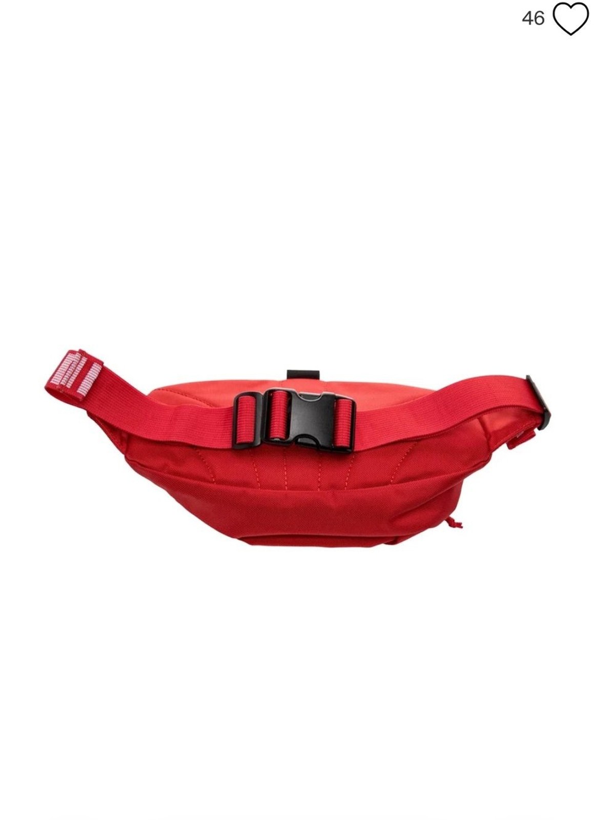 Supreme Red Logo Waist Bag