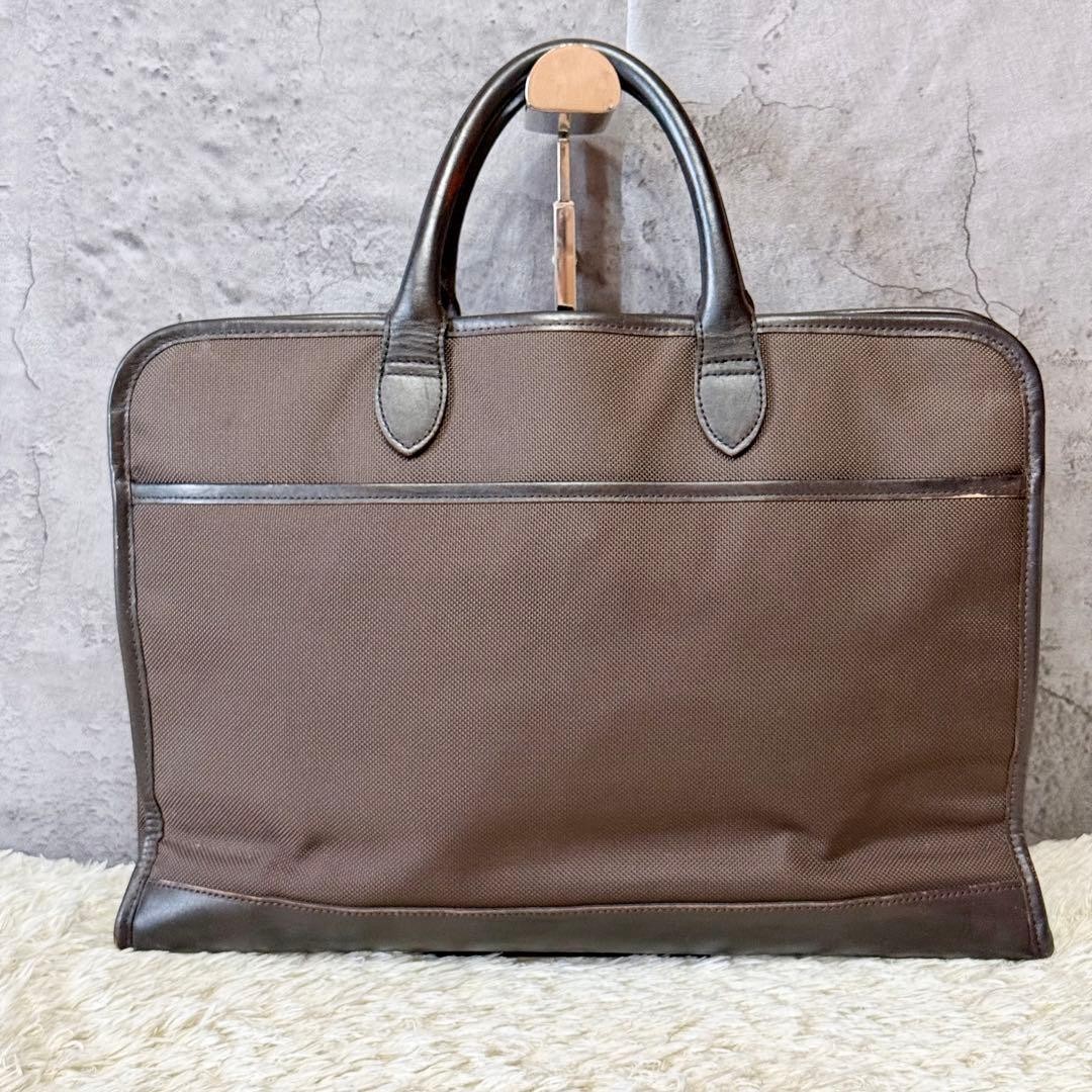 Burberry Black Label Business Bag Briefcase Leather Brown Men Bag Accessory JPN