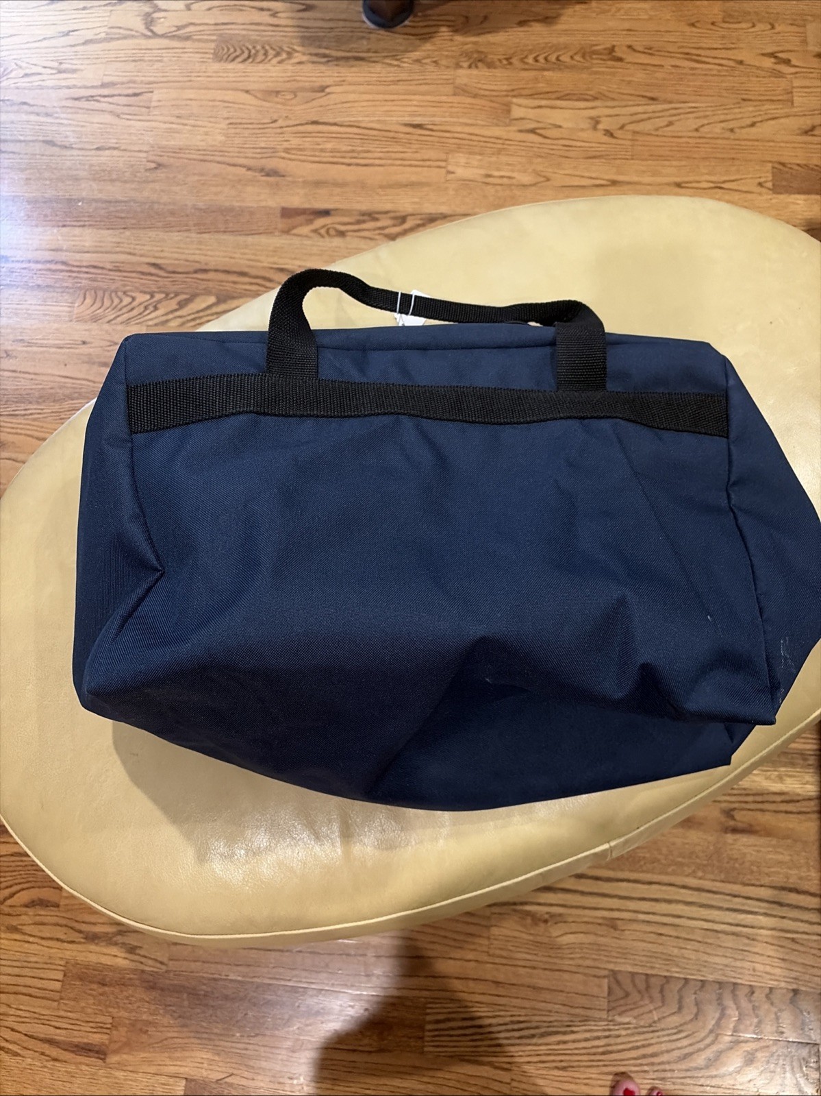 Wrangler Navy Dark Blue W/ Yellow Embroidered Logo – Canvas Travel Duffel Bag