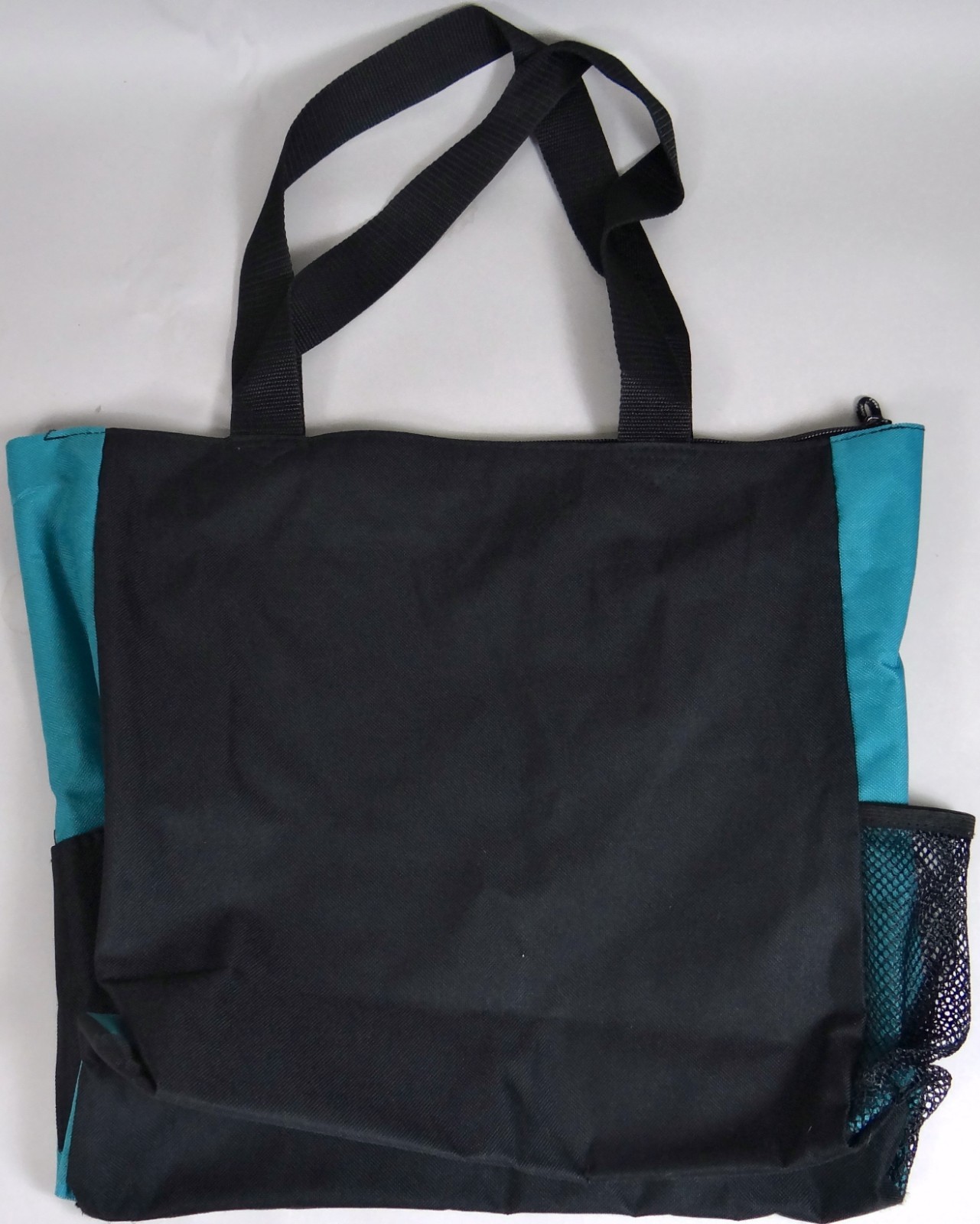 Canvas Tote Bag Metropolitan State University Zip Closure Flap Pen Pockets Zip