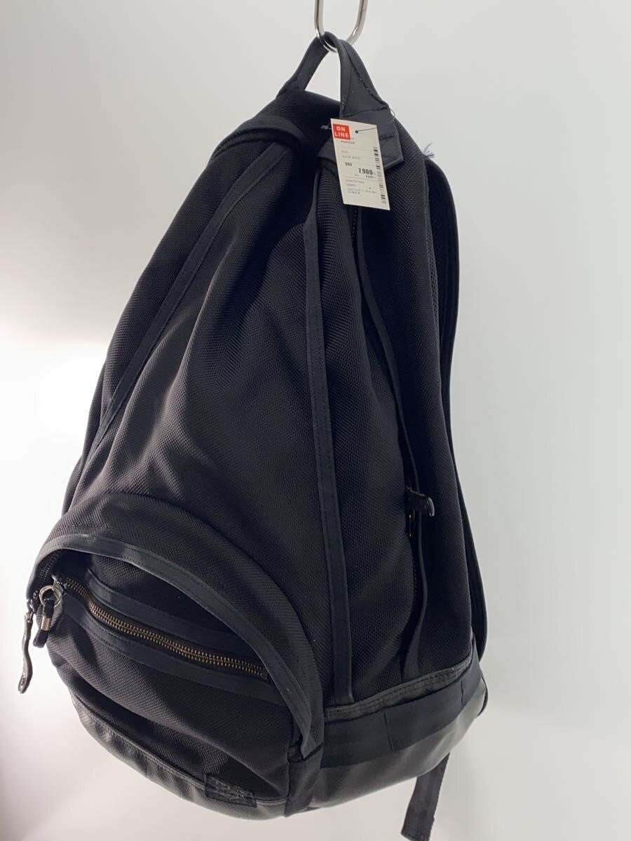 Authentic PORTER Heat Backpack Black 16cm Depth 53cm Height 40cm Width