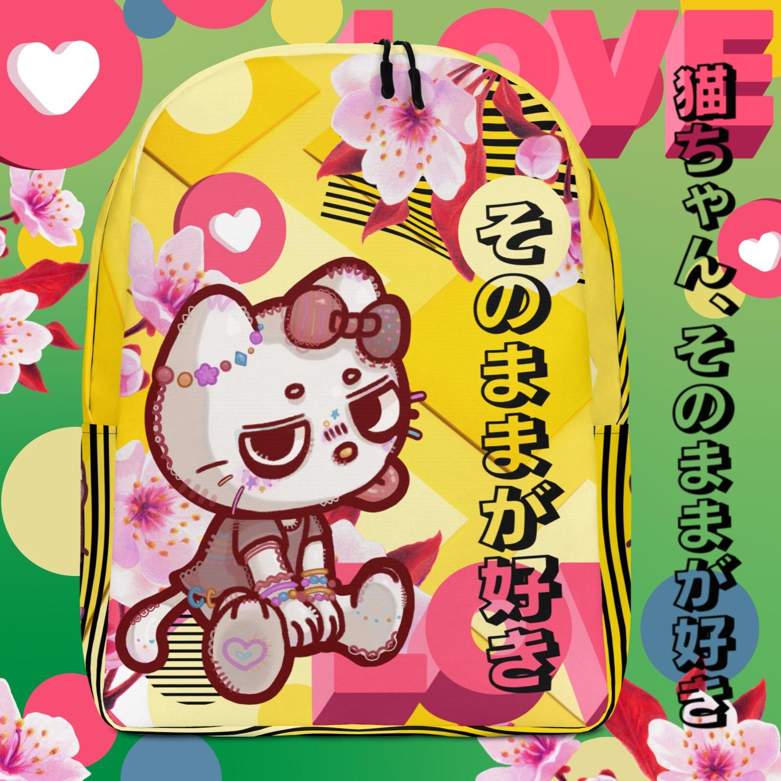 Unique Designer Backpack | Cute Backpack | Japanese Backpack | Art Backpack