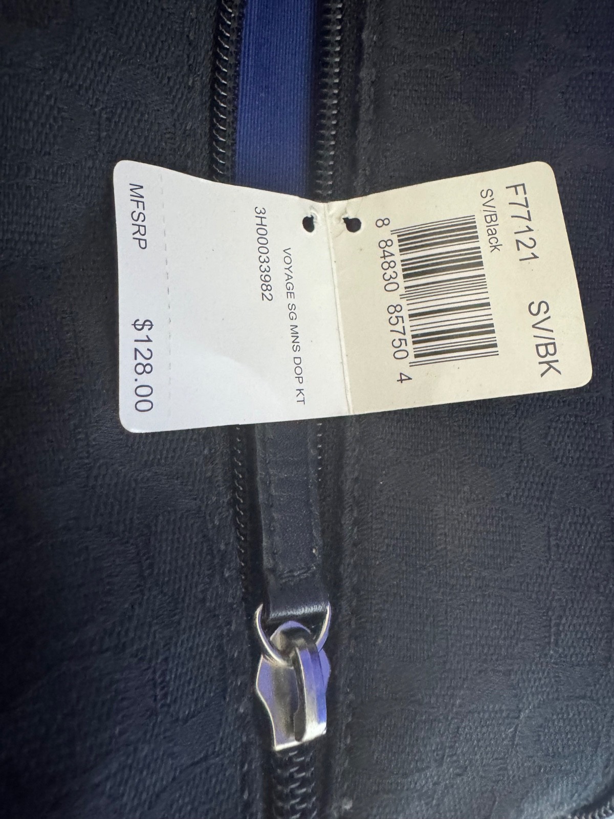 Authentic Coach Small Travel Kit In Signature Canvas Gunmetal/Charcoal/Black.