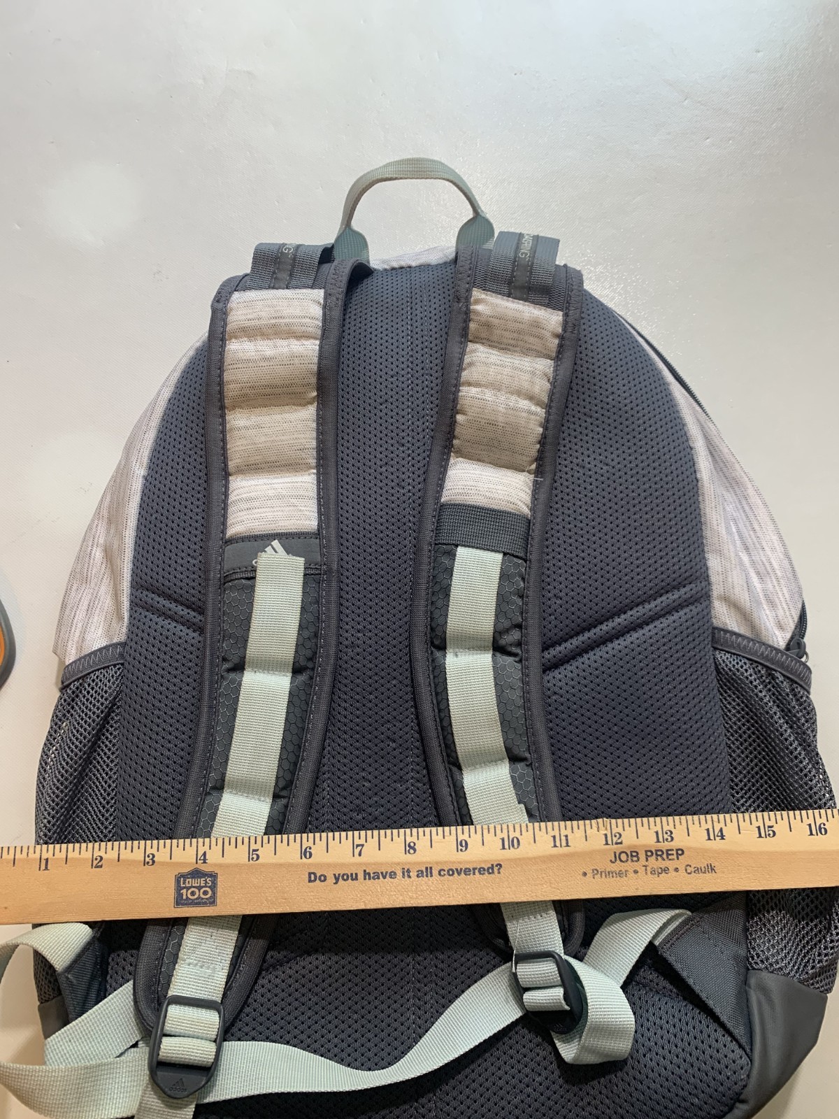 GOOD Adidas Backpack with Laptop Sleeve Pocket, 21 in x 16 in Gray, Oxford Cloth