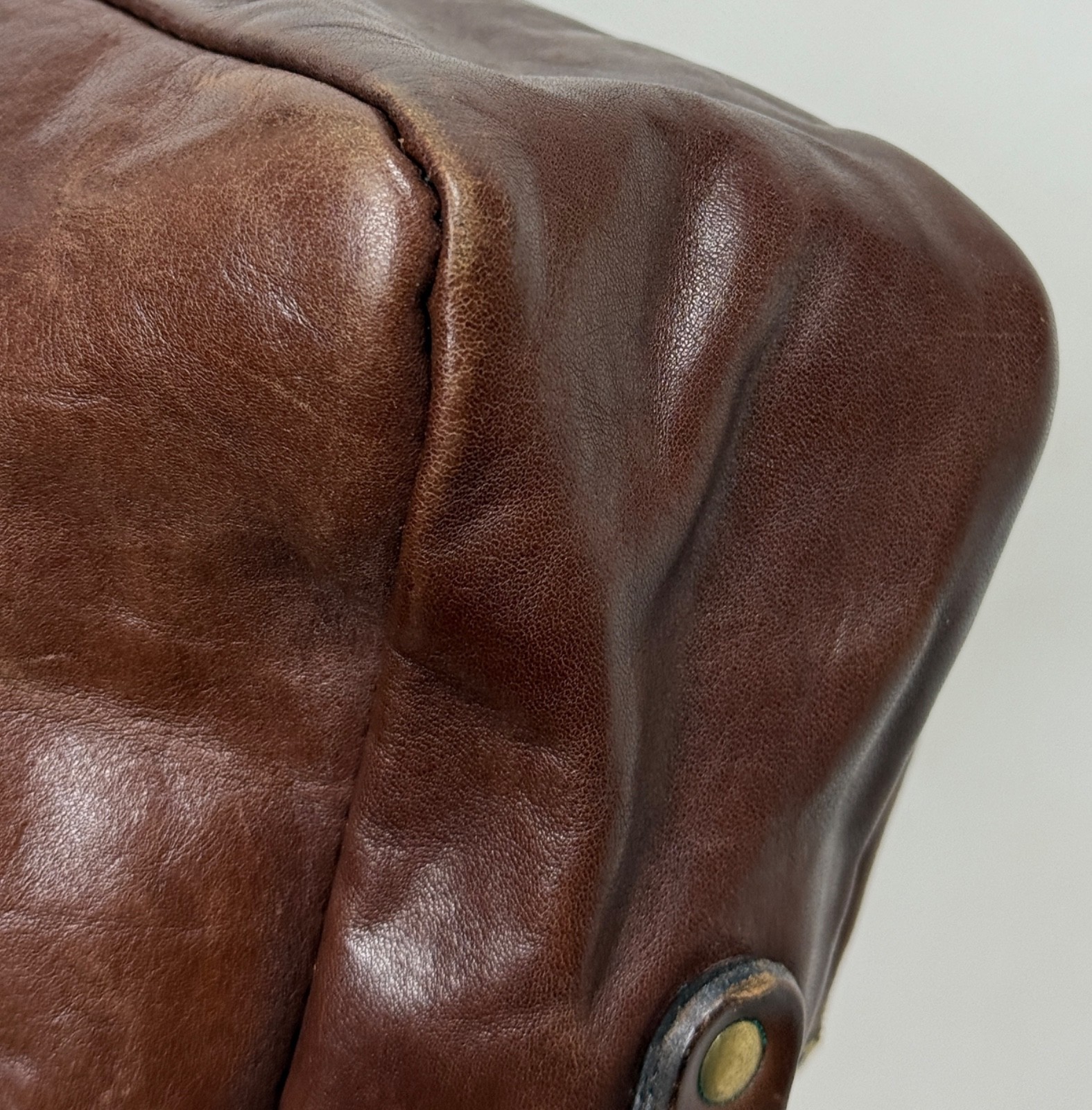 Herz Bag Leather Handmade 2way Multifunctional Shoulder Brown Unisex