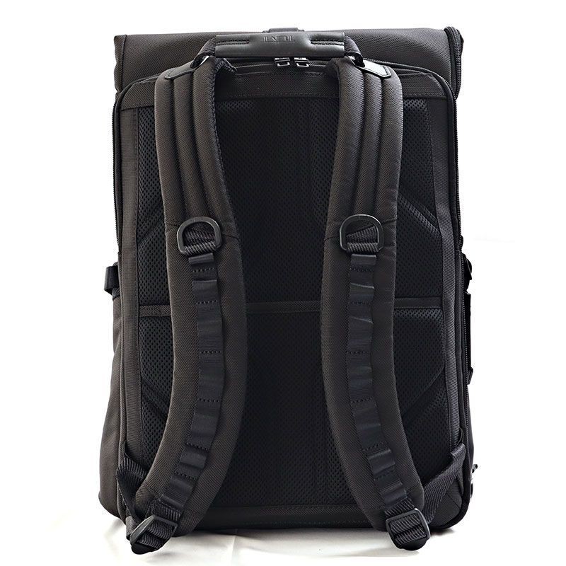 New TUMI Backpack Men s Women s ALPHA BRAVO LOGISTICS FLAPLID BACKPACK Black 232
