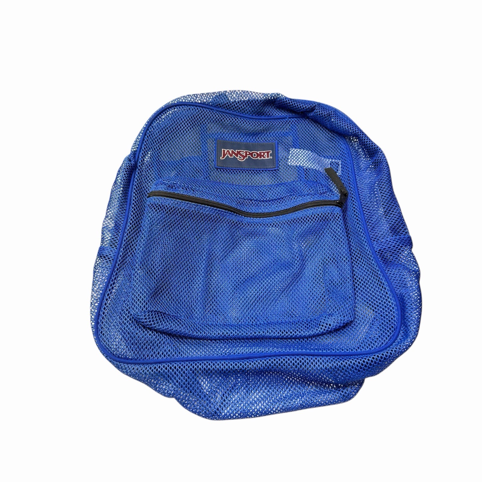 Jansport Royal Blue Mesh See Through Unisex Backpack