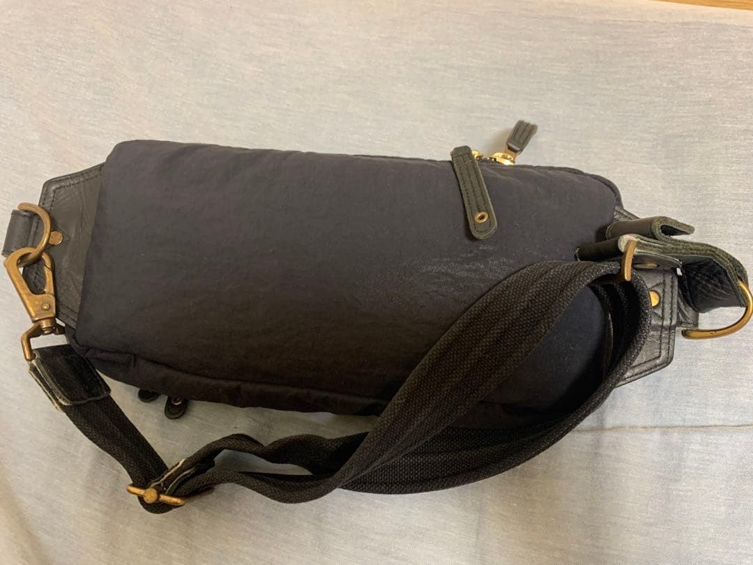 Masterpiece Black Shoulder Bag Body Pack 33cm x 15cm Adjustable Strap