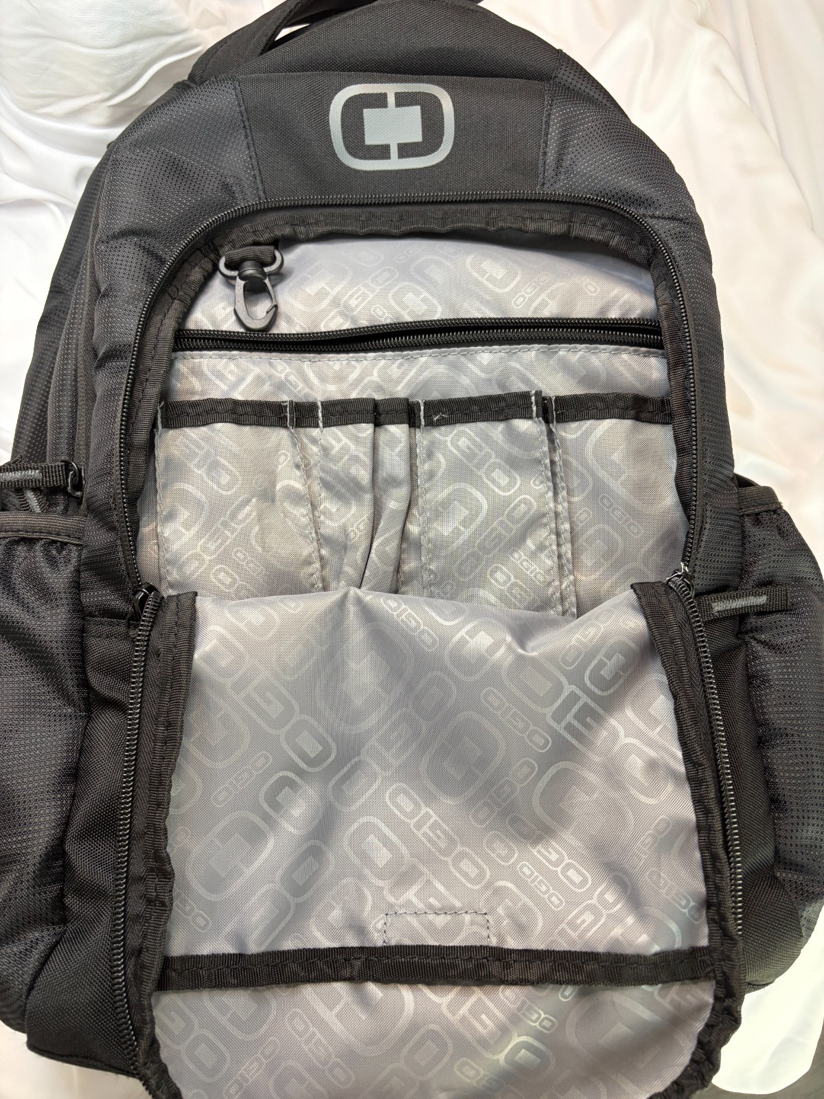 OGIO Laptop Backpack Black Travel School Padded Computer Book Bag Multi Pocket