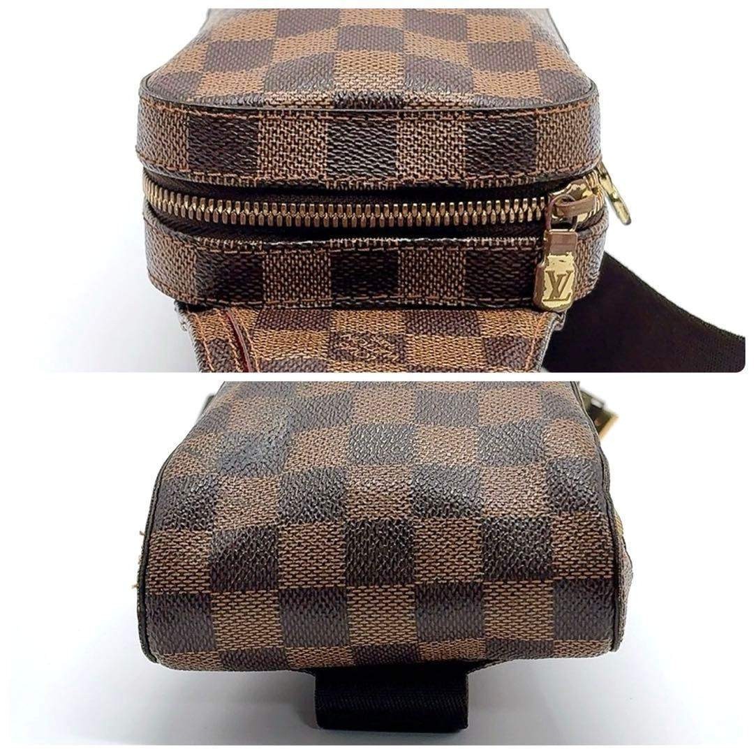 Louis Vuitton Geronimos Damier Body Bag Designer Stylish Vintage 11x19x4cm