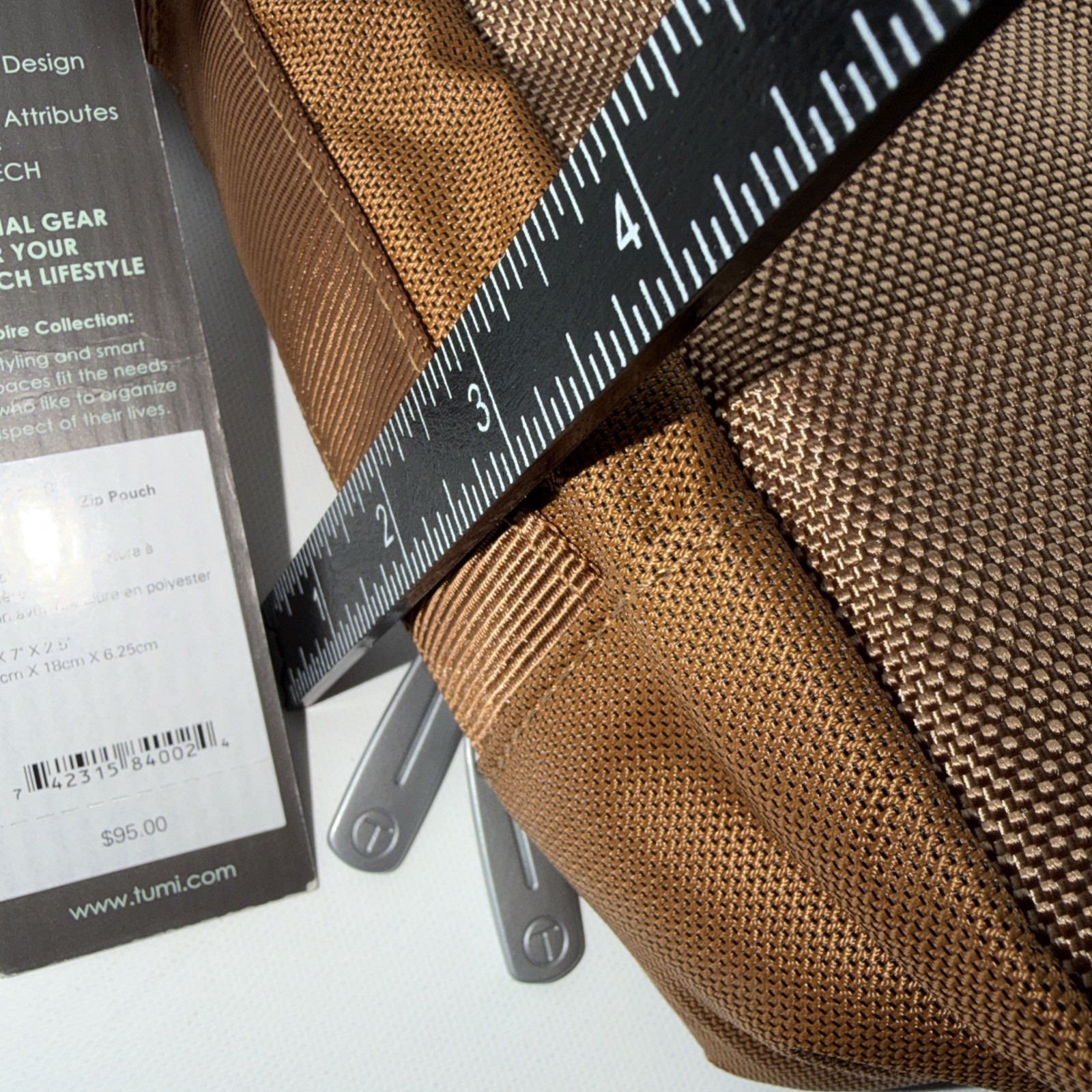TUMI T-Tech Small Zip Pouch NWT