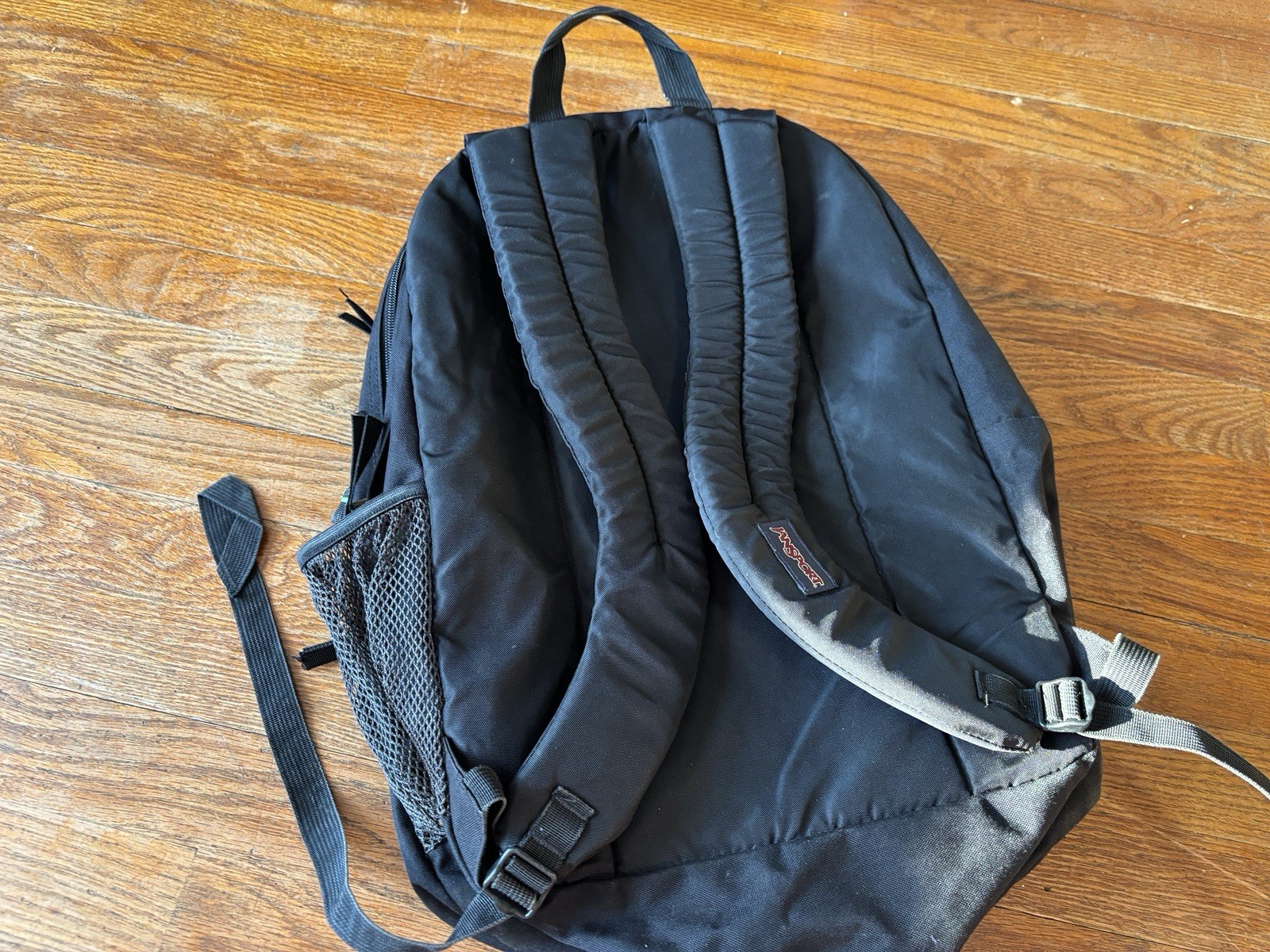Rare Vintage Black Green Lining Jansport Pattern Backpack