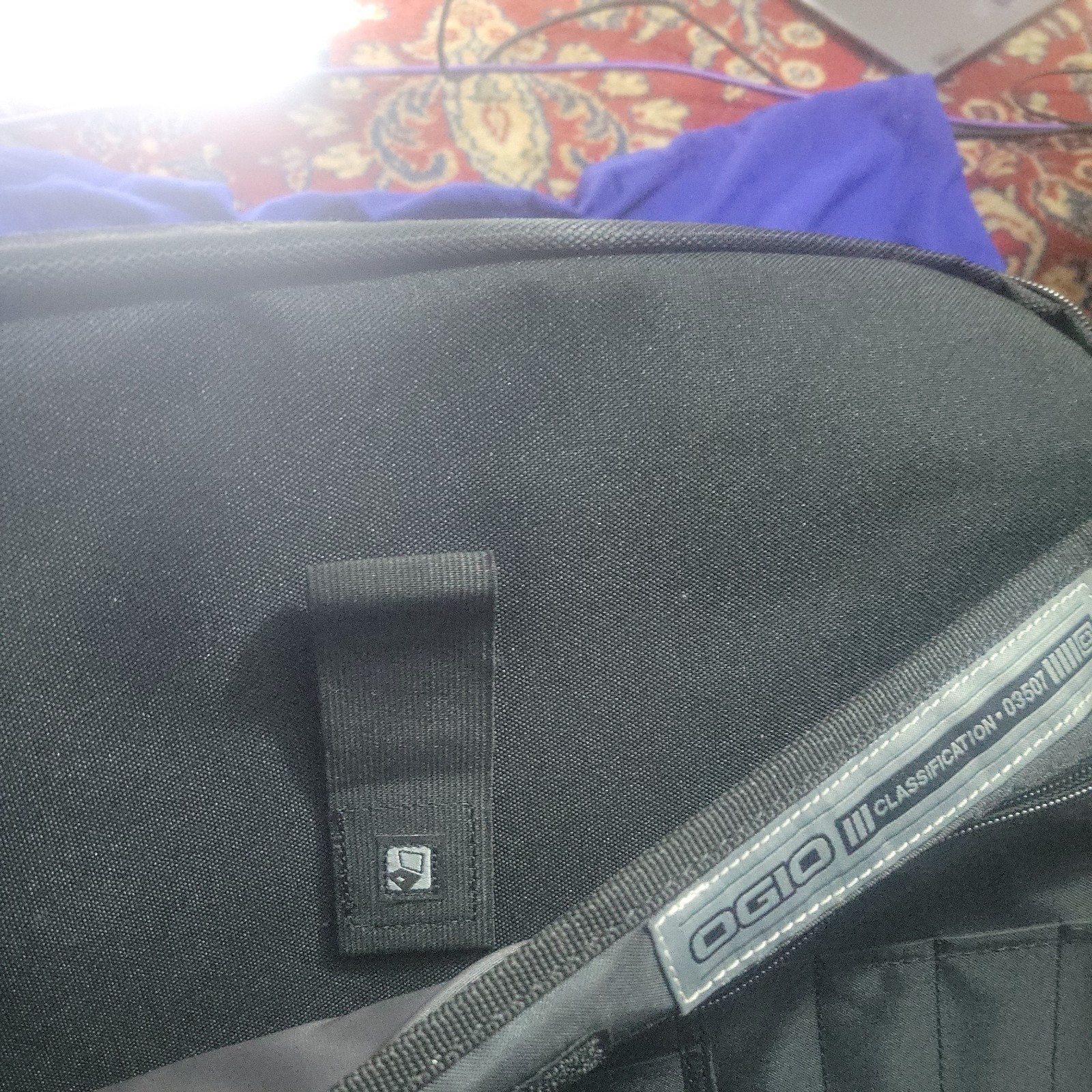 Ogio Jack Pack Laptop Shoulder Black Messenger Bag W/ Audio Pocket 711203