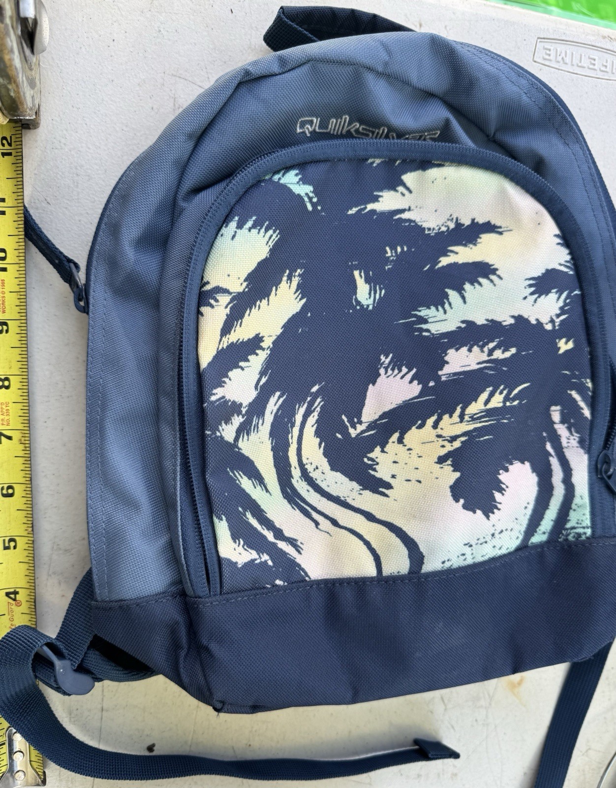 quicksilver backpack Dark Blue Coconut Tree Design