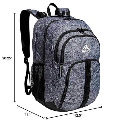 adidas Unisex Prime 6 Backpack, Jersey Onix Grey/Black/White, One Size