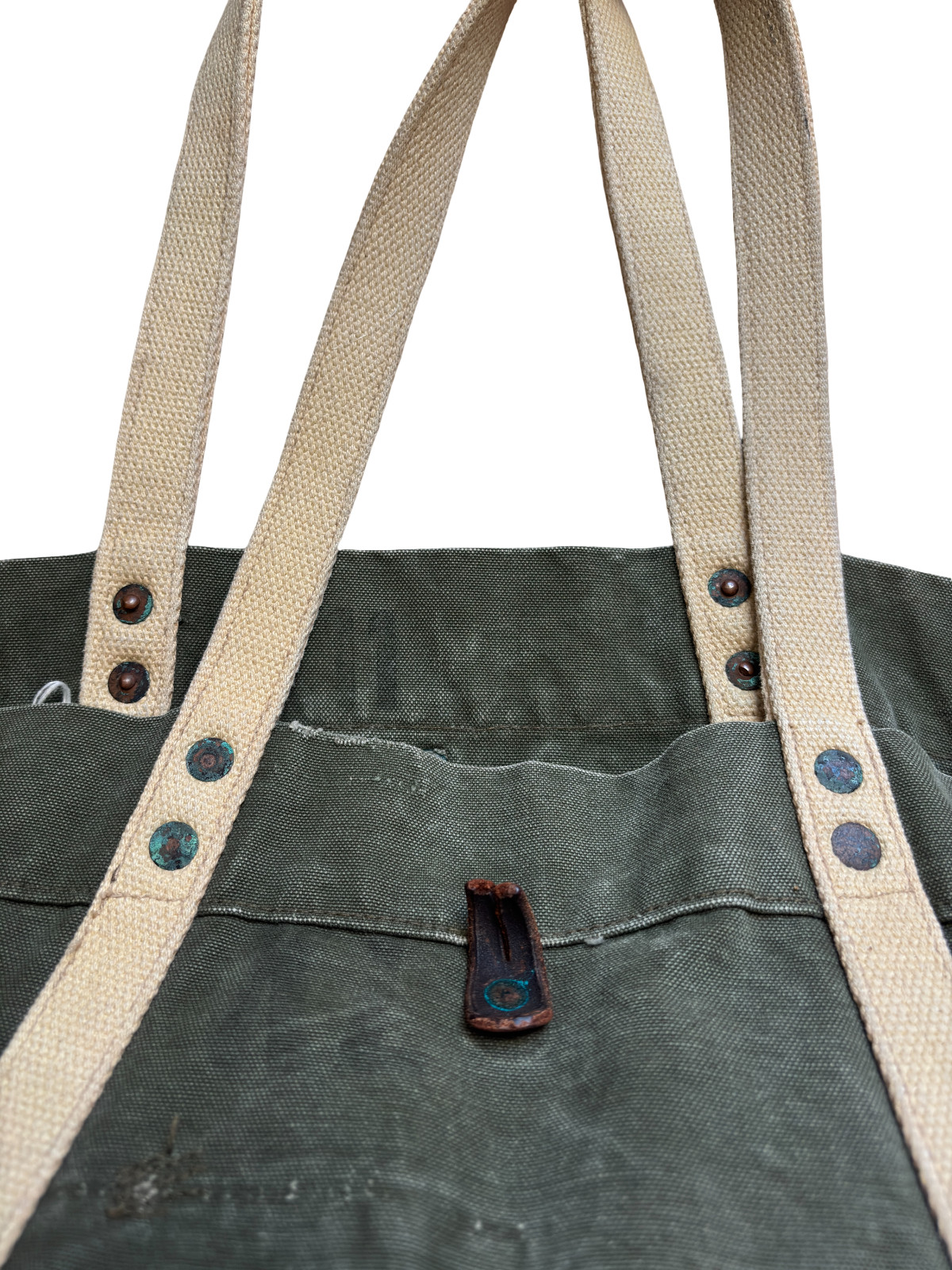 Vintage RRL Ralph Lauren Double RL Canvas Large Military Travel Tote Bag GRAIL