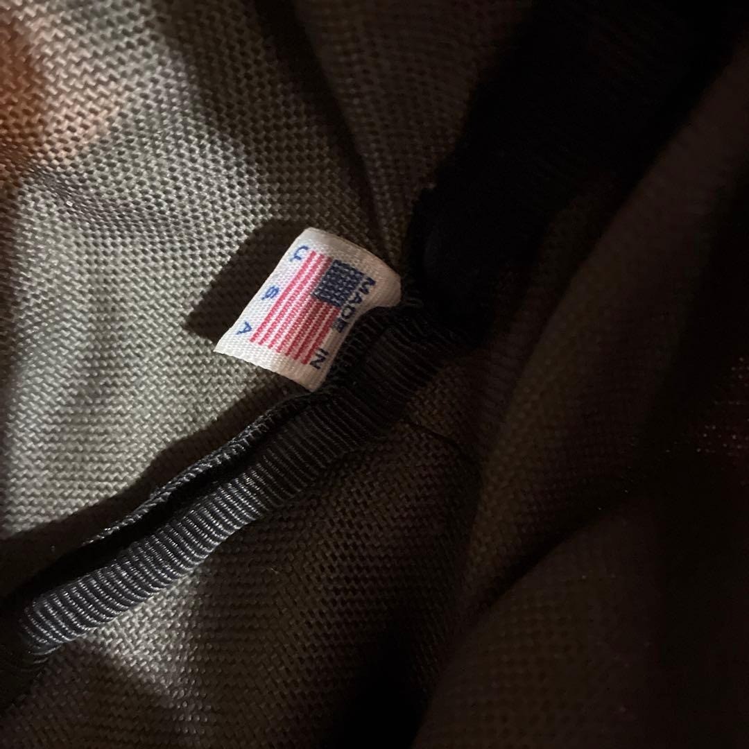 90s Supreme Backpack Olive USA Made Rare Vintage Skate Nylon Used