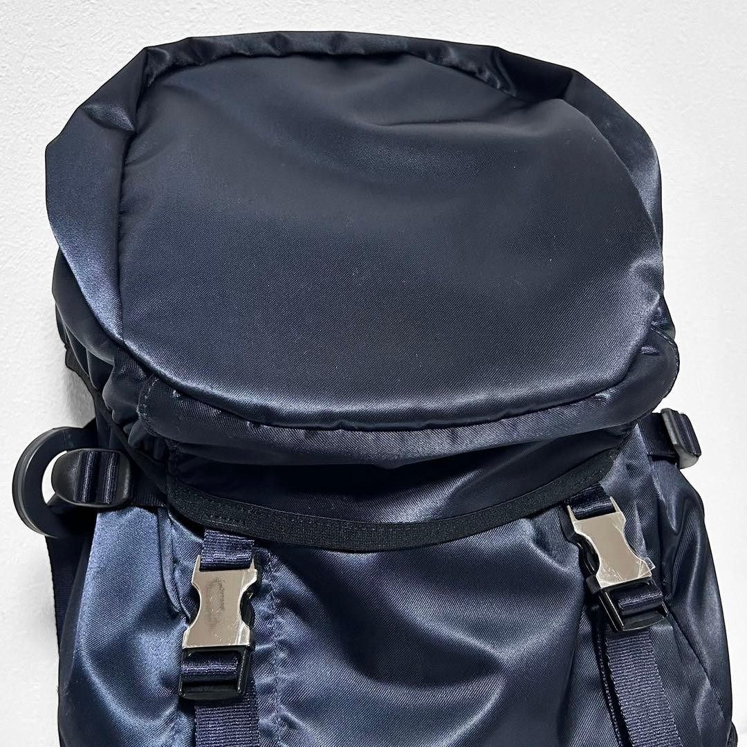 PORTER x SAC’S BAR Collab Backpack Made in Japan Navy Nylon Satin Condition EX