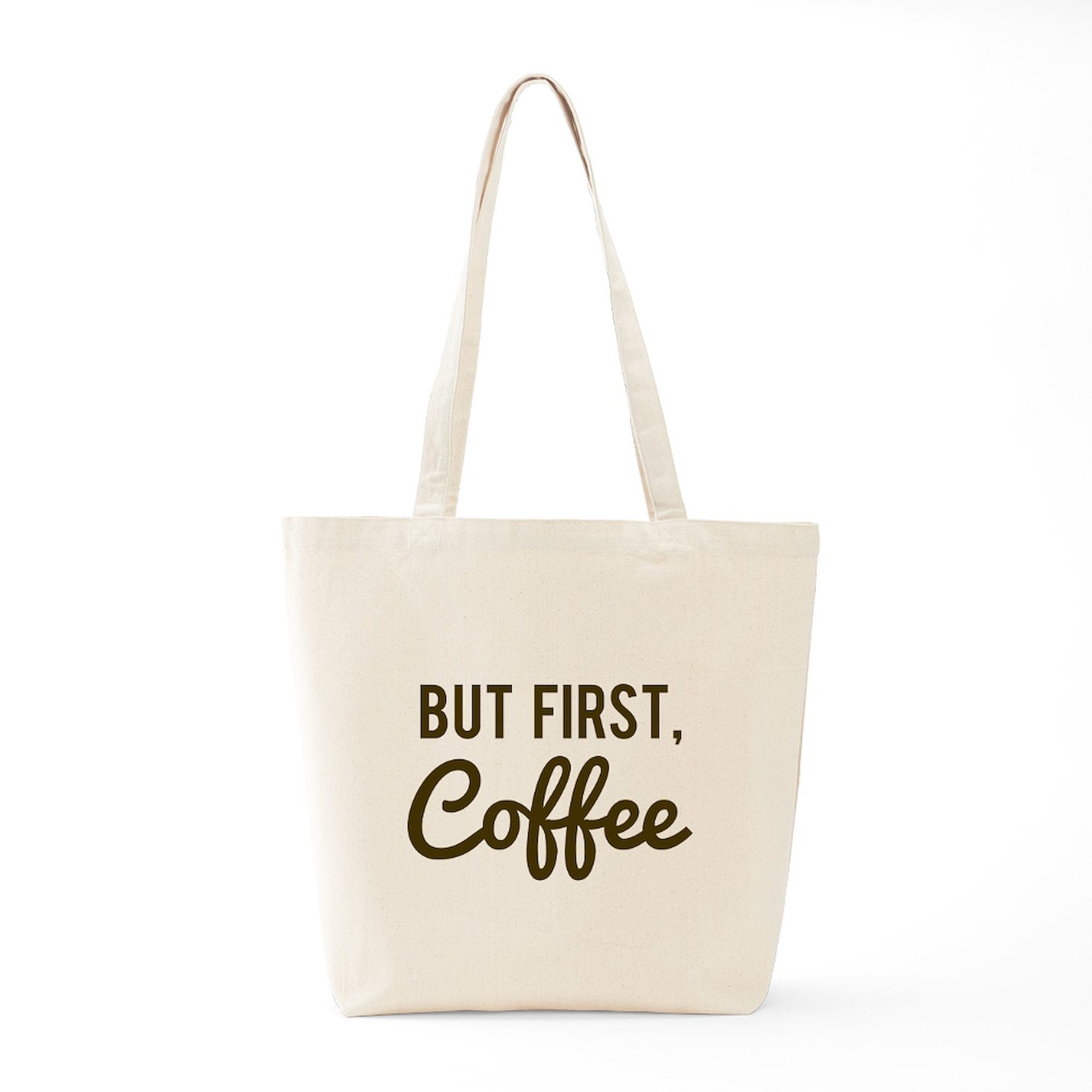 CafePress But First Coffee Tote Bag (1024319428)