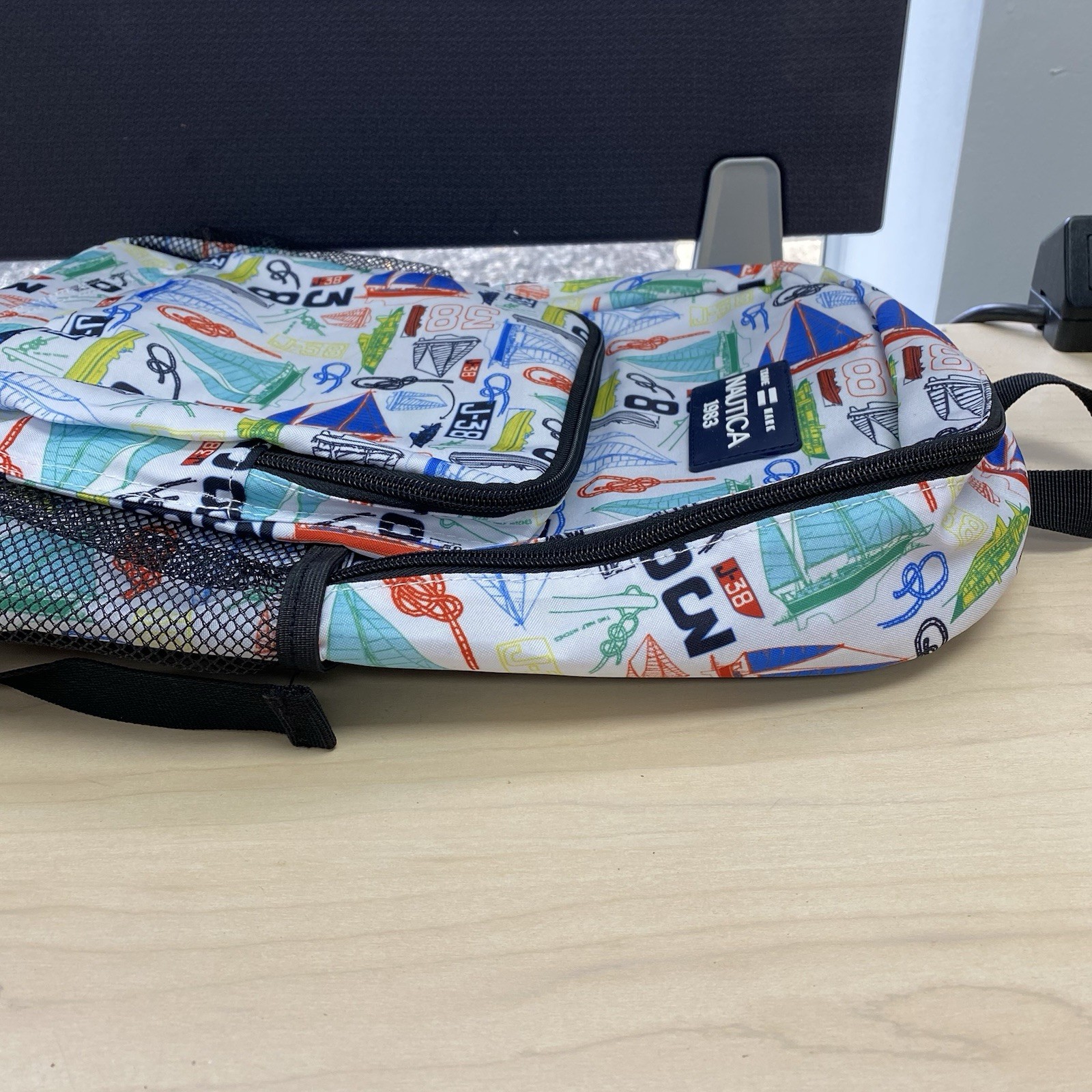 NWT Nautica 1983 Sailboat Backpack AOP All-over Print