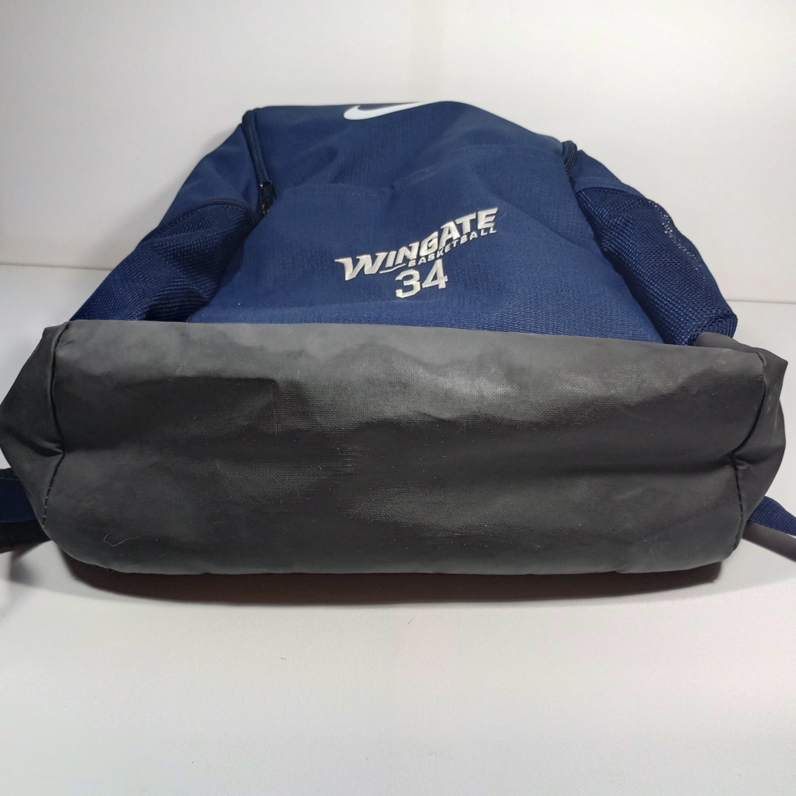 Nike Wingate Basketball #34 Team Backpack Navy Blue Travel School Sports Bag