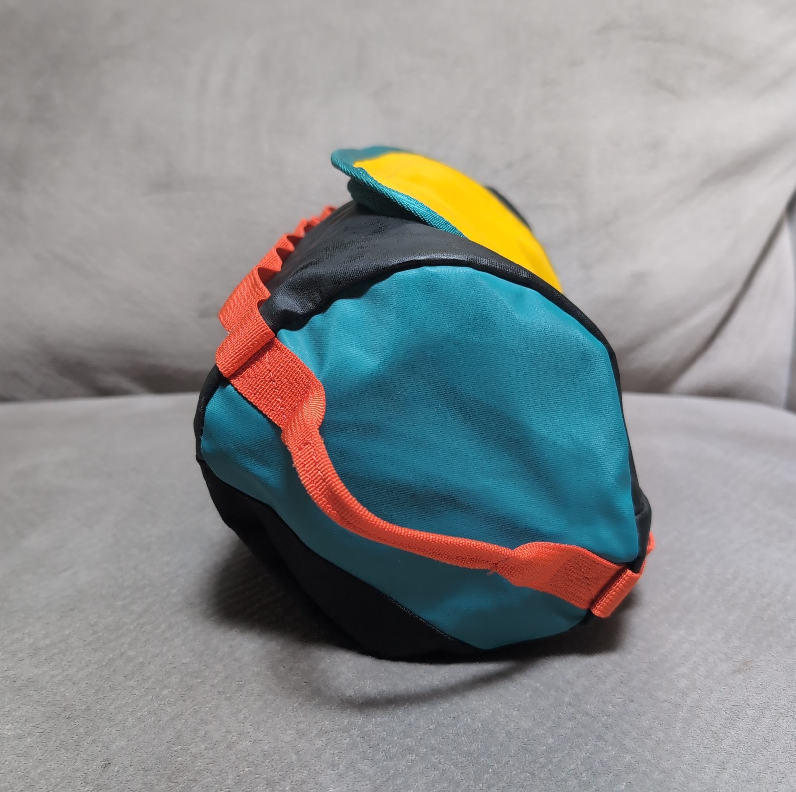 The North Face Base Camp Travel Canister L Black Orange Teal Yellow