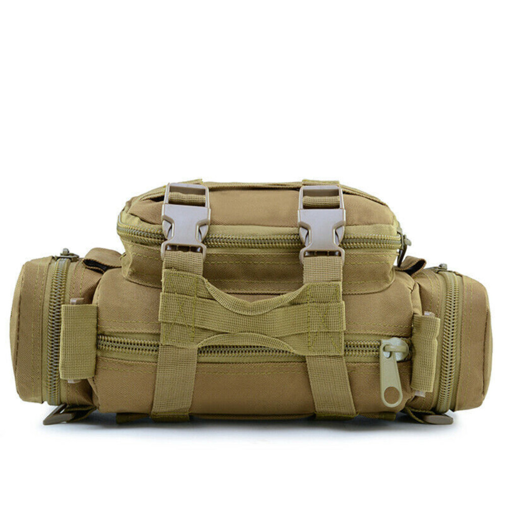 Tactical Military Chest Fanny Shoulder Waist Bag Hunting Bike Molle Camping Pack